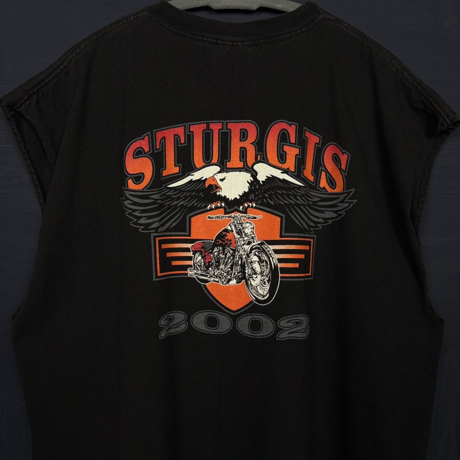 Harley Davidson × Japanese Brand × Vintage 🇺🇸2002 STURGIS Death Rider Tank Size US L / EU 52-54 / 3 - 4 Thumbnail