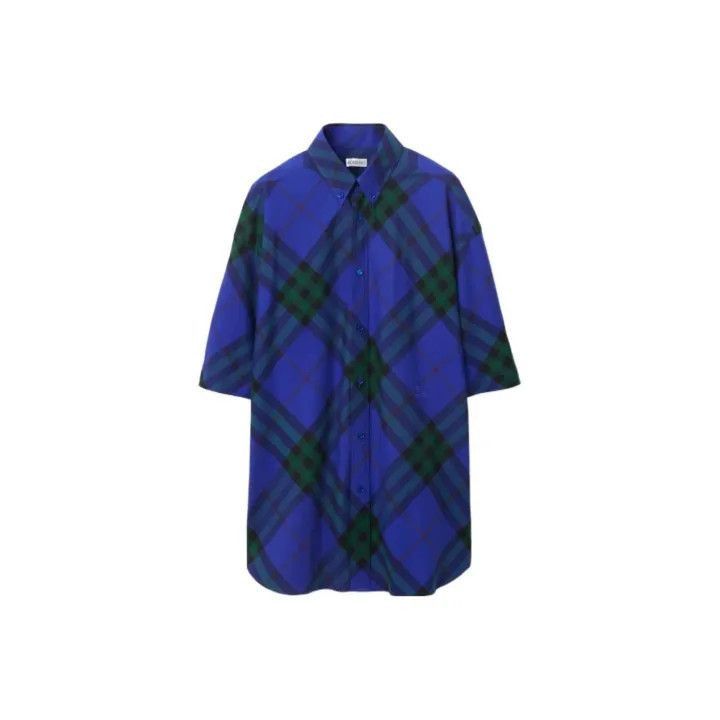 Burberry Burberry Burberry FW23 Logo Embroidered Check Shirt-2507 Size US XXL / EU 58 / 5 - 1 Thumbnail