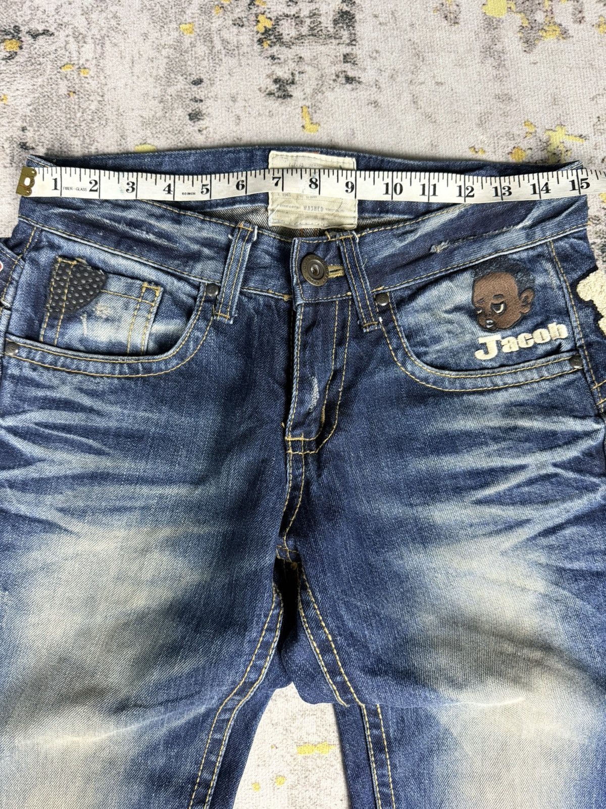 Le Grande Bleu (L.G.B.) Rare Lolita x Yoshitomo Nara Little Boy Jeans Size US 30 / EU 46 - 6 Thumbnail