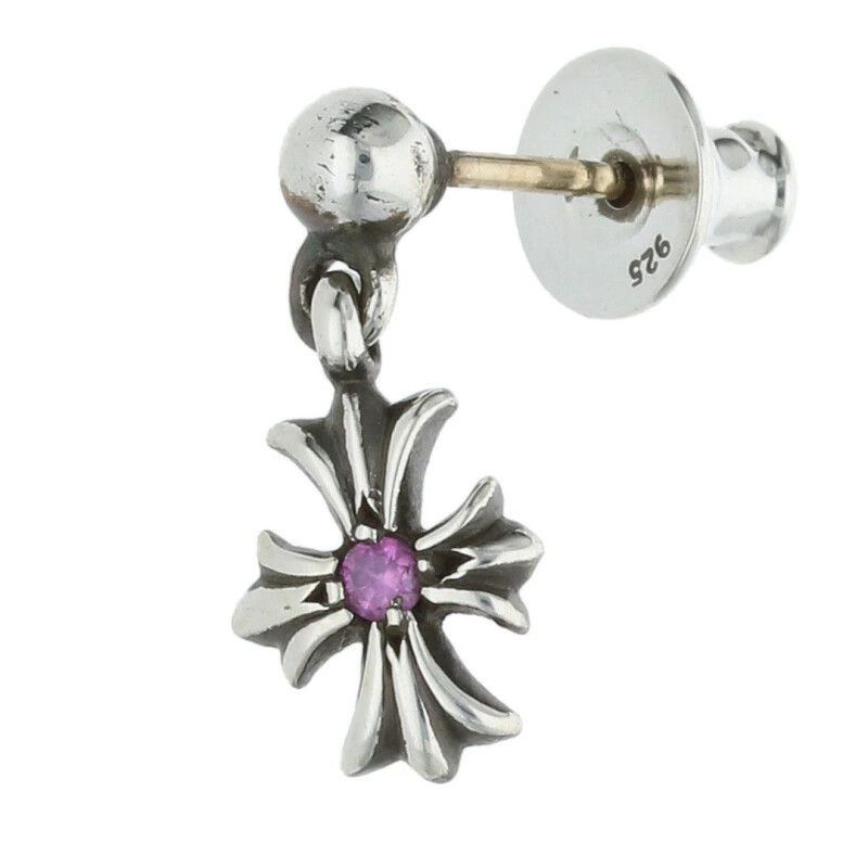 Chrome Hearts Chrome Hearts Purple Sapphire Plus Earring Size ONE SIZE - 1 Thumbnail