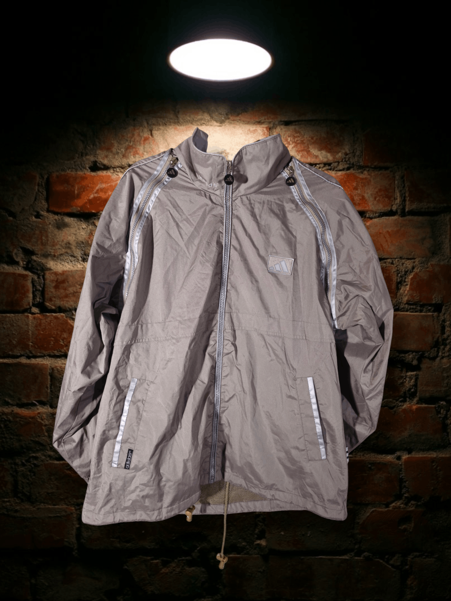 Vintage Adidas nylon 2 in 1 jacket / vest L
