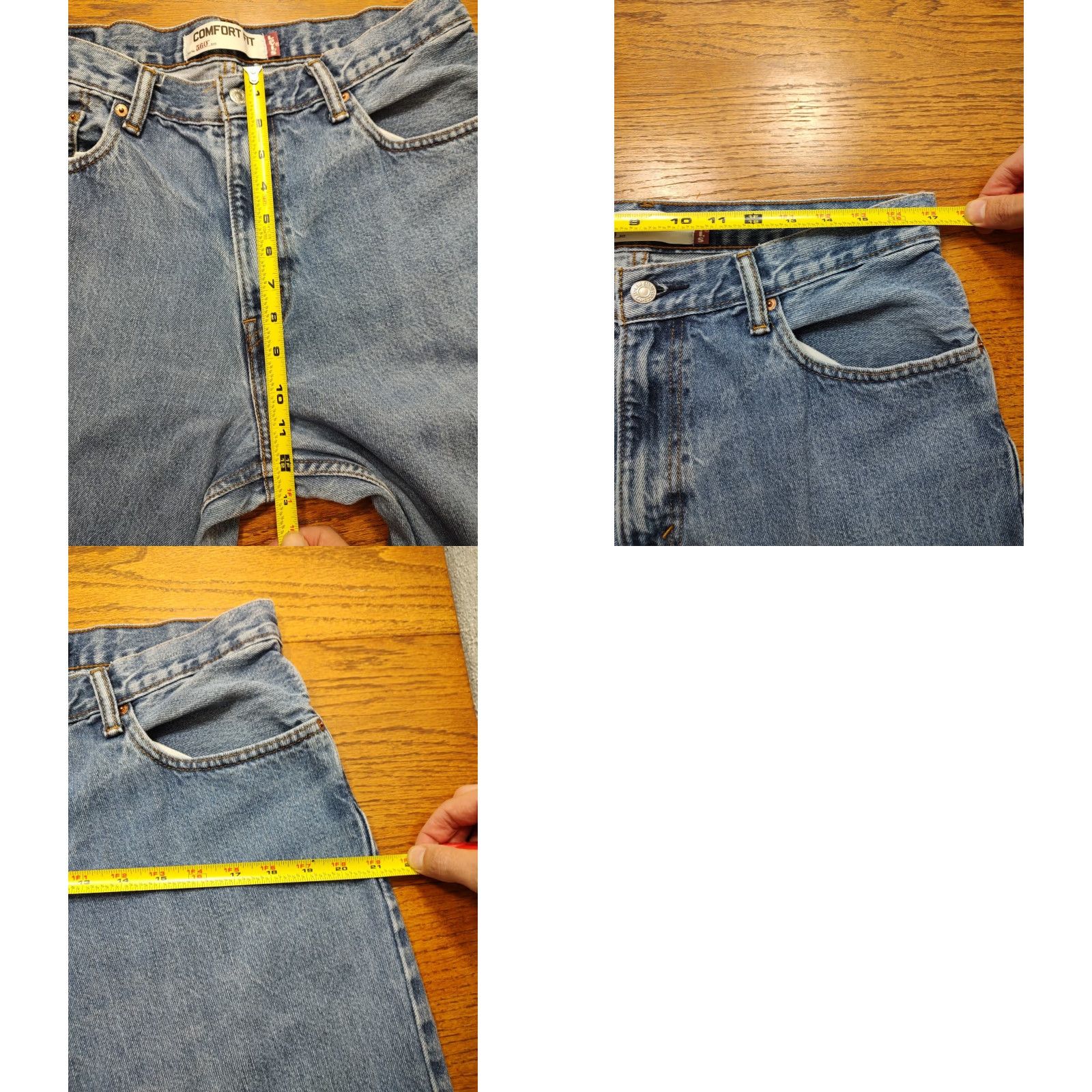 Levi's VINTAGE Levi's 560 Jeans Mens 34x35 Blue Loose Fit Tapered Leg Baggy 90s Grunge USA Denim Cotton Relaxed 5-Pocket Logo Zip Size US 34 / EU 50 - 8 Thumbnail