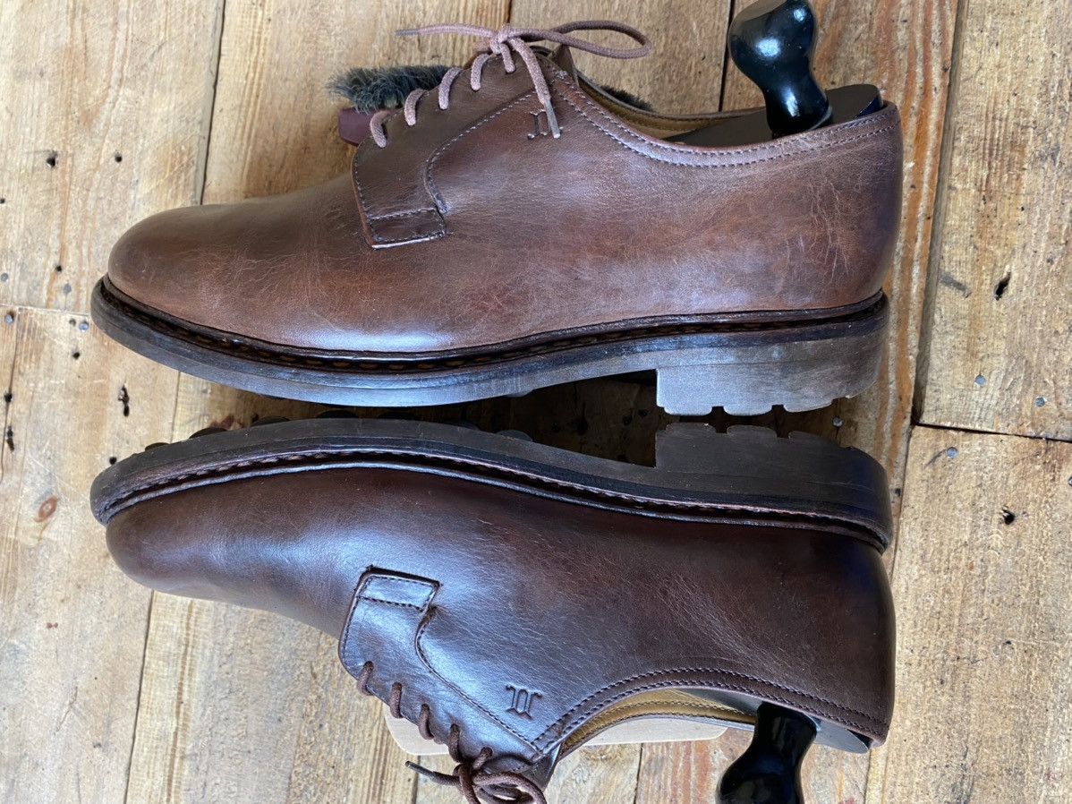 John Lobb John lobb plain toe blucher brown derby leather shoes uk 7 Size US 7.5 / EU 40-41 - 9 Thumbnail