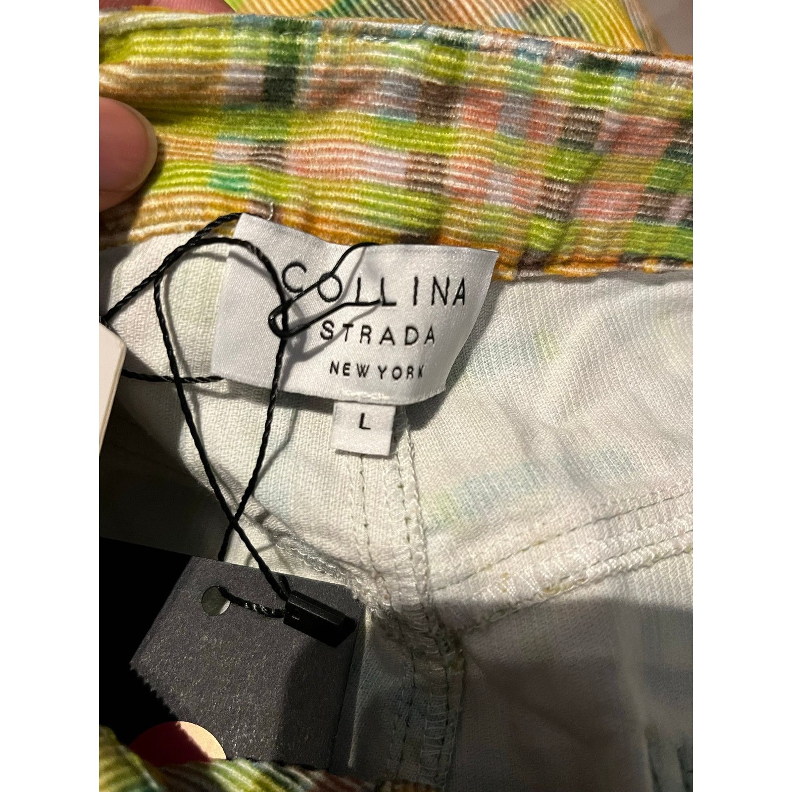 Collina Strada Collina Strada -Dante graphic print trousers / L / Lime /NWT Size 30" / US 8 / IT 44 - 7 Thumbnail
