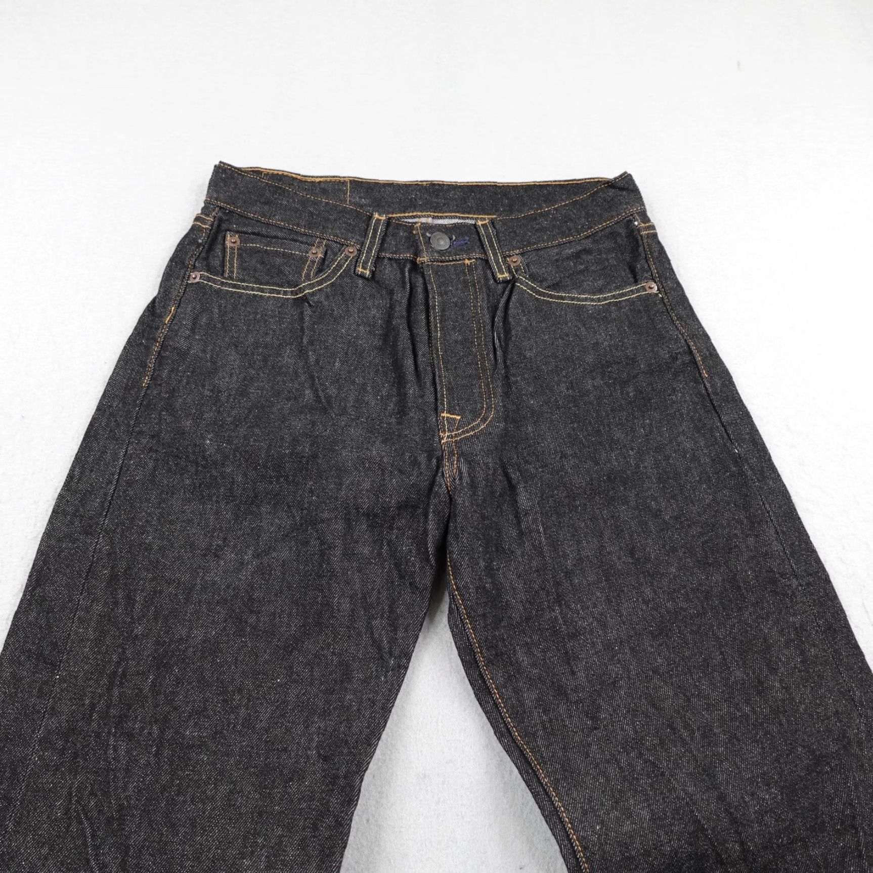 Levi's Levi's Jeans Men 30x34 Blue Denim 501 Button Fly Rinse Dark Wash Red Tab Straight Jeans Mens Regular Fit Size US 30 / EU 46 - 2 Thumbnail