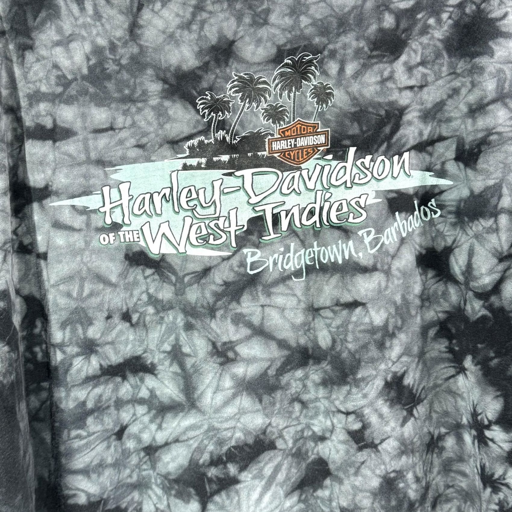Harley Davidson Harley-Davidson Shirt Mens 3XL Tie Dye West Indies Barbados Motorcycle Biker Shirt Size US XXL / EU 58 / 5 - 5 Thumbnail