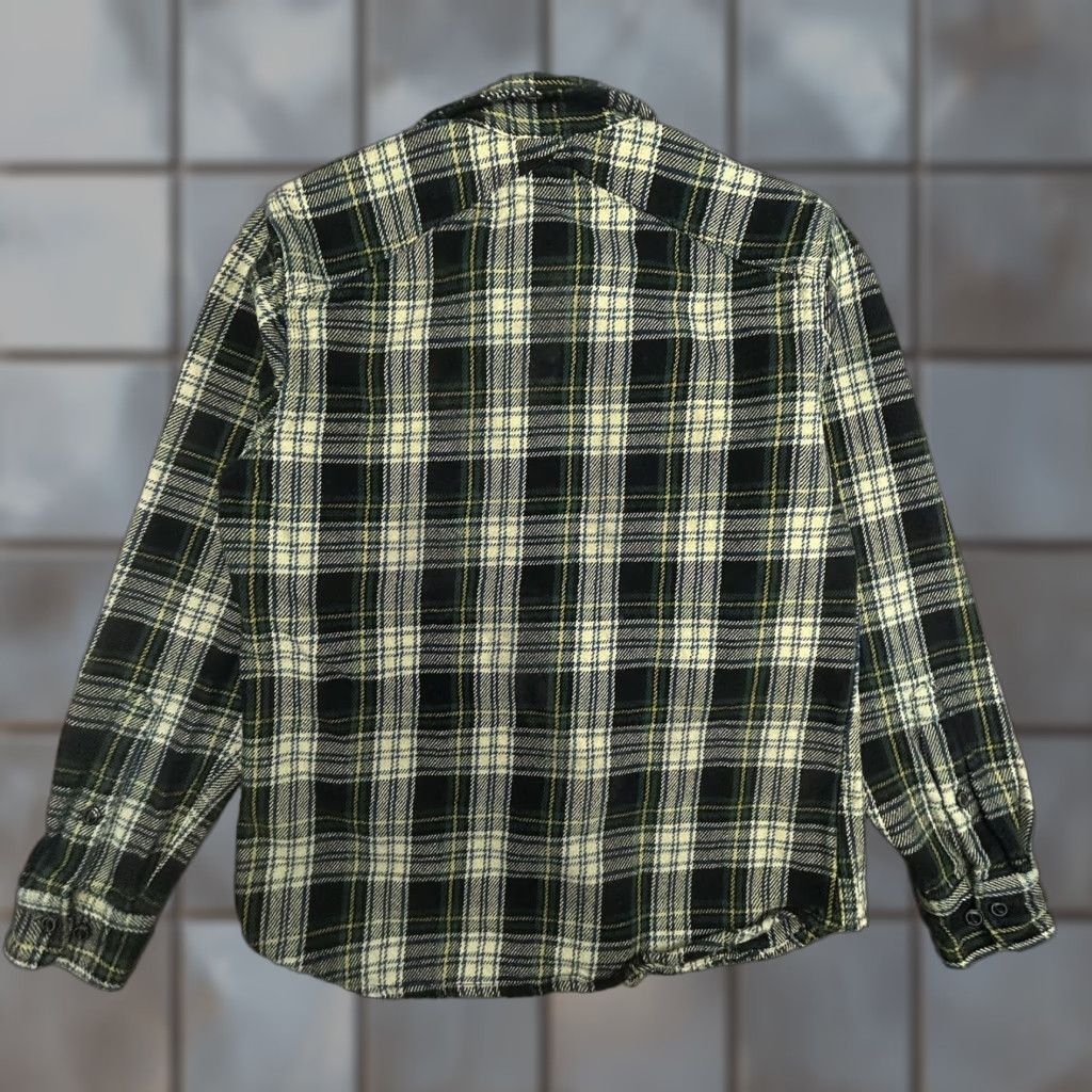 Flint And Tinder Flint And Tinder Flannel Shirt Mens Medium Blue Green Plaid Button Long Sleeve Size US M / EU 48-50 / 2 - 1 Thumbnail