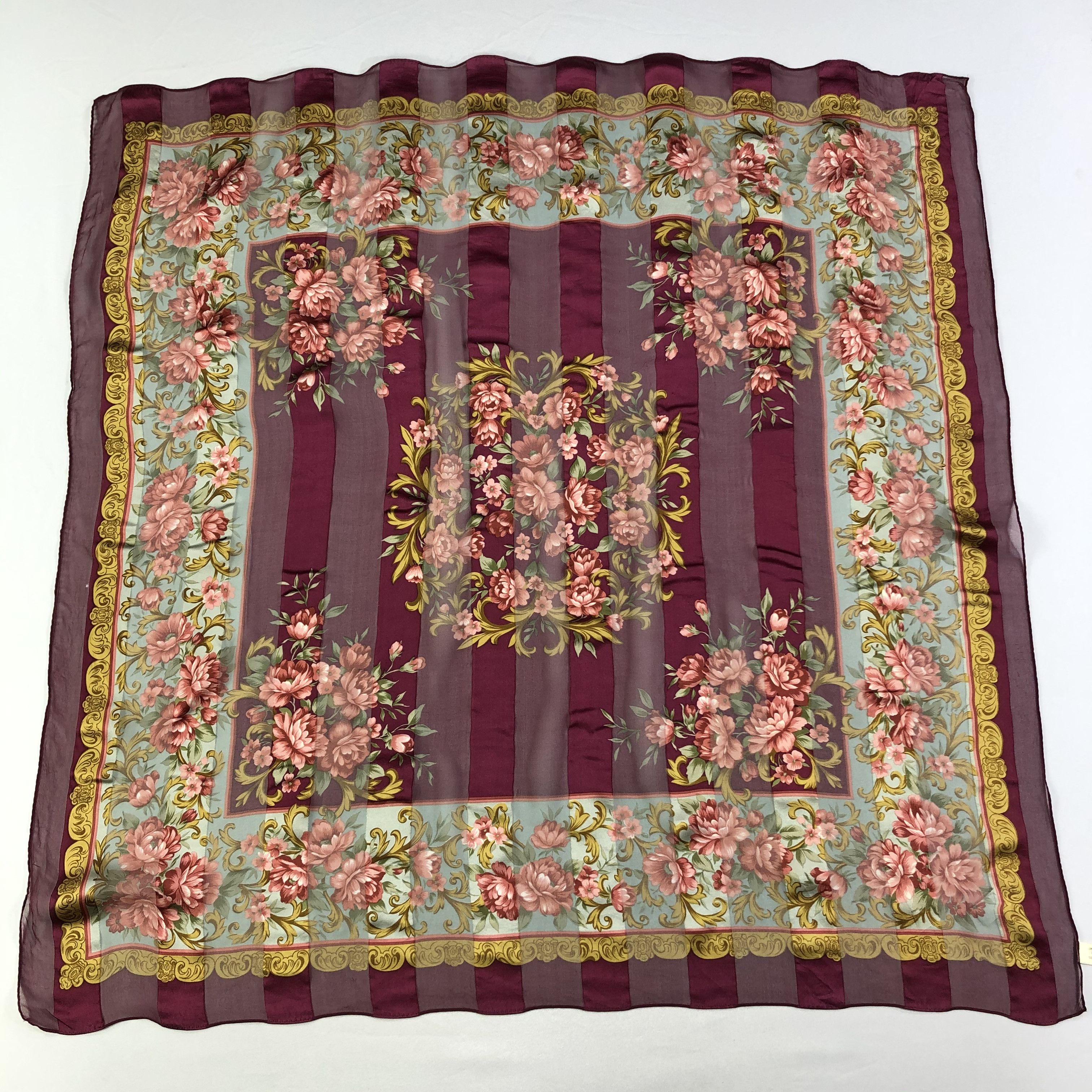 Vintage Vintage Silk Scarf Size ONE SIZE - 2 Thumbnail