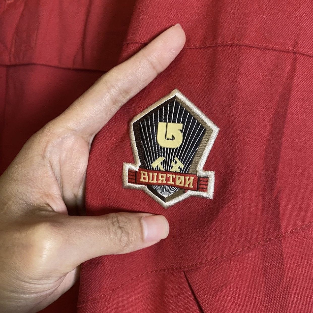 Burton Burton Ronin multi-pocket red snowboarding jackets Size US L / EU 52-54 / 3 - 10 Thumbnail