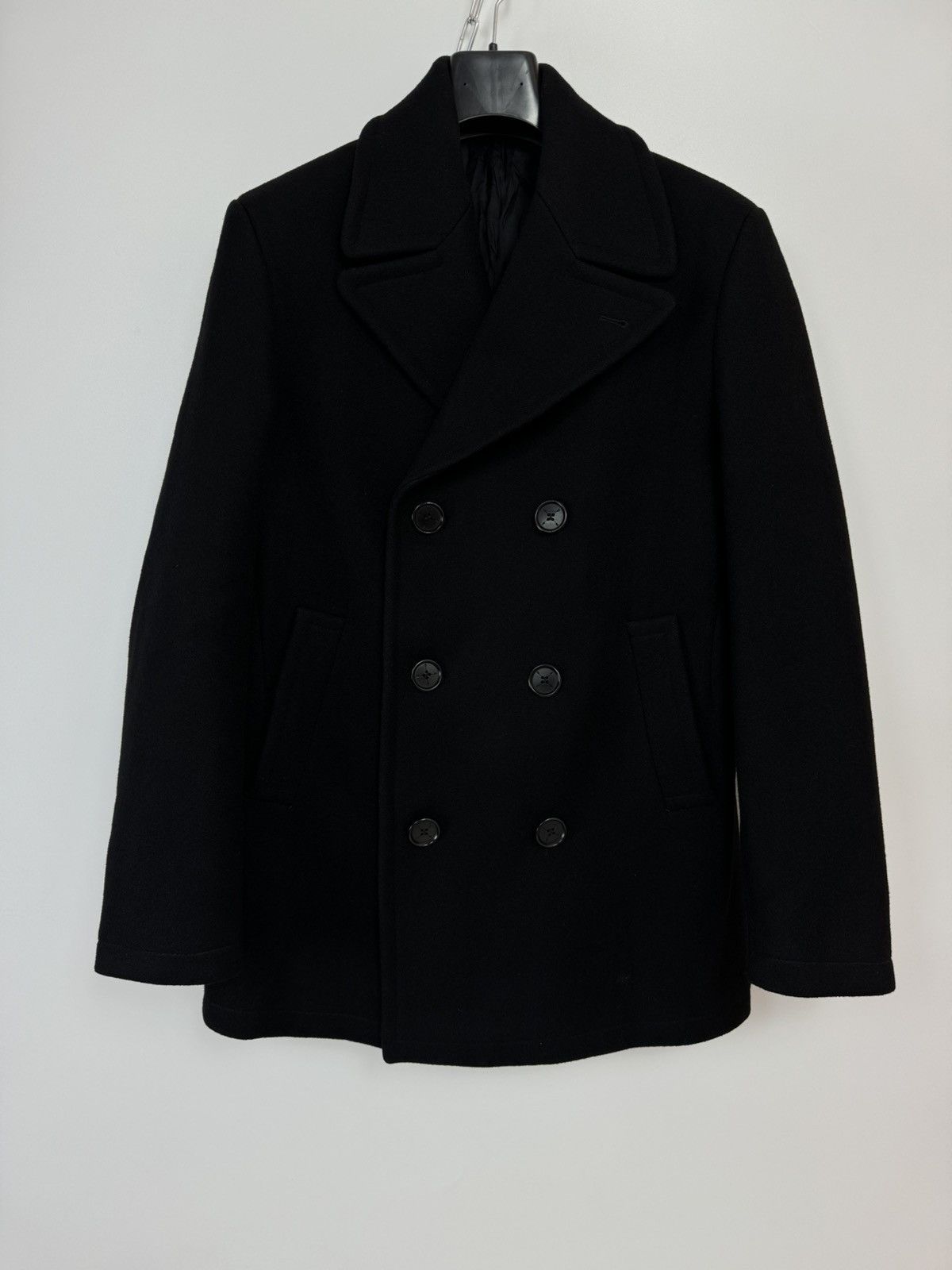 Viktor & Rolf Victor&Rolf x H&M Wool Coat Double-Breasted Black Mens 54 Size US L / EU 52-54 / 3 - 12 Thumbnail