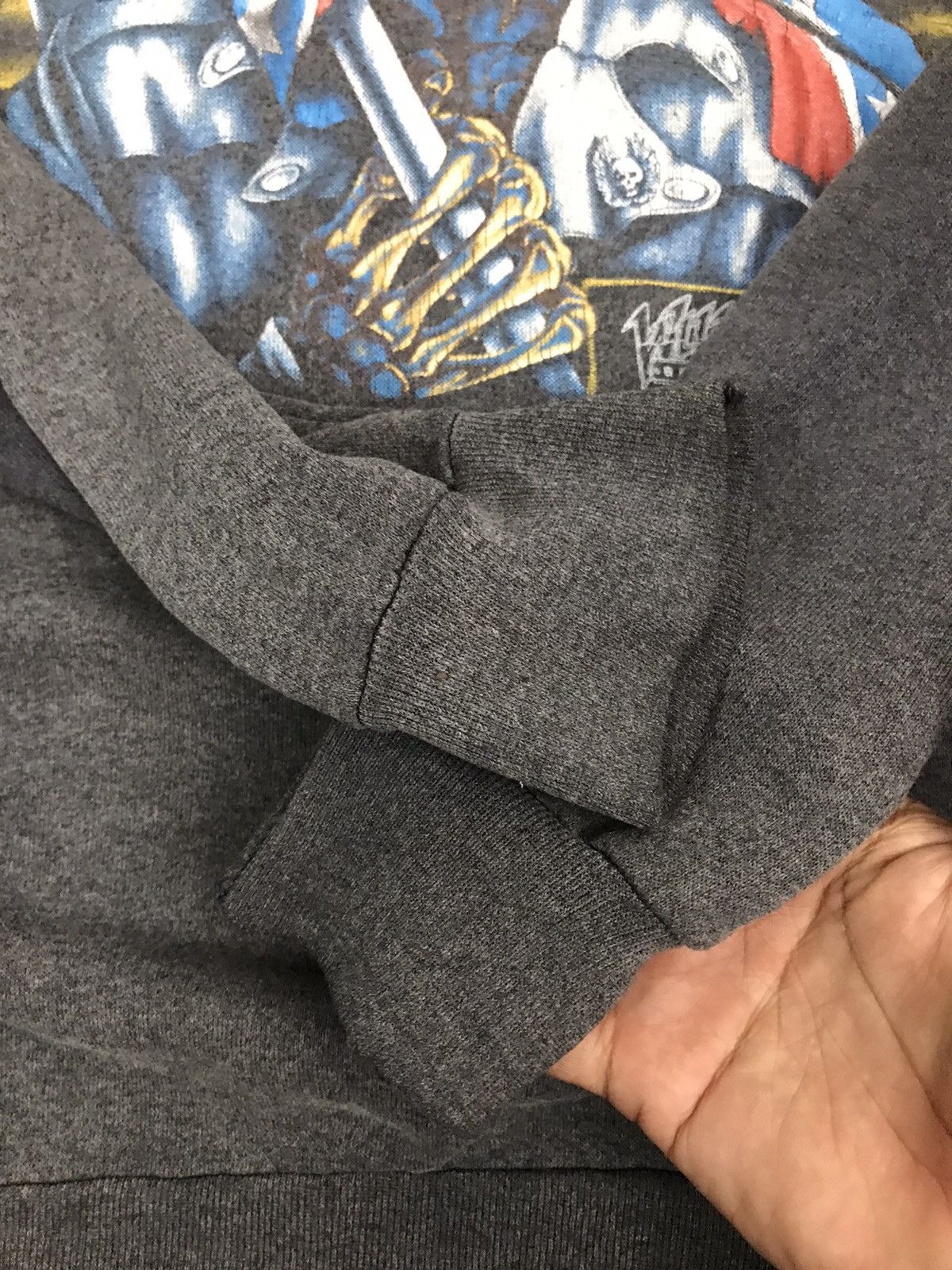 Vintage vintage faded righteous rebel sweatshirt Size US L / EU 52-54 / 3 - 4 Thumbnail