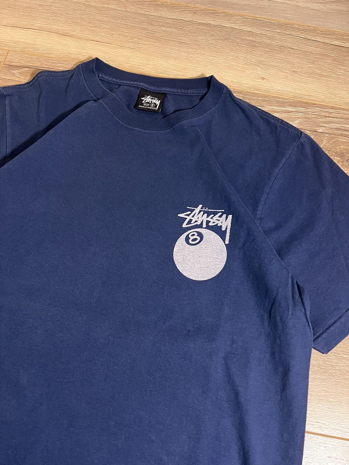 Stussy Stüssy Navy 8 Ball Logo Graphic T-Shirt Size US S / EU 44-46 / 1 - 2 Thumbnail
