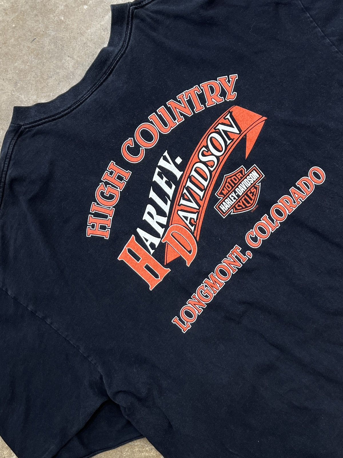 Harley Davidson Vintage 1999 Harley Davidson Eagle Flame Long Sleeve Tee 3XL Size US XXL / EU 58 / 5 - 5 Thumbnail