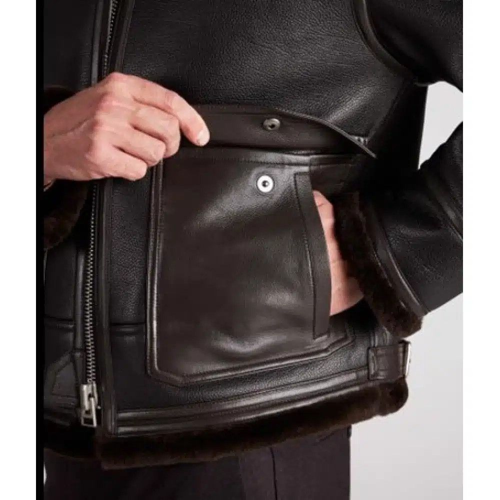 Tom Ford o1loc1c1024 TFL991 Shearling Short Coat in Black Size US L / EU 52-54 / 3 - 3 Thumbnail