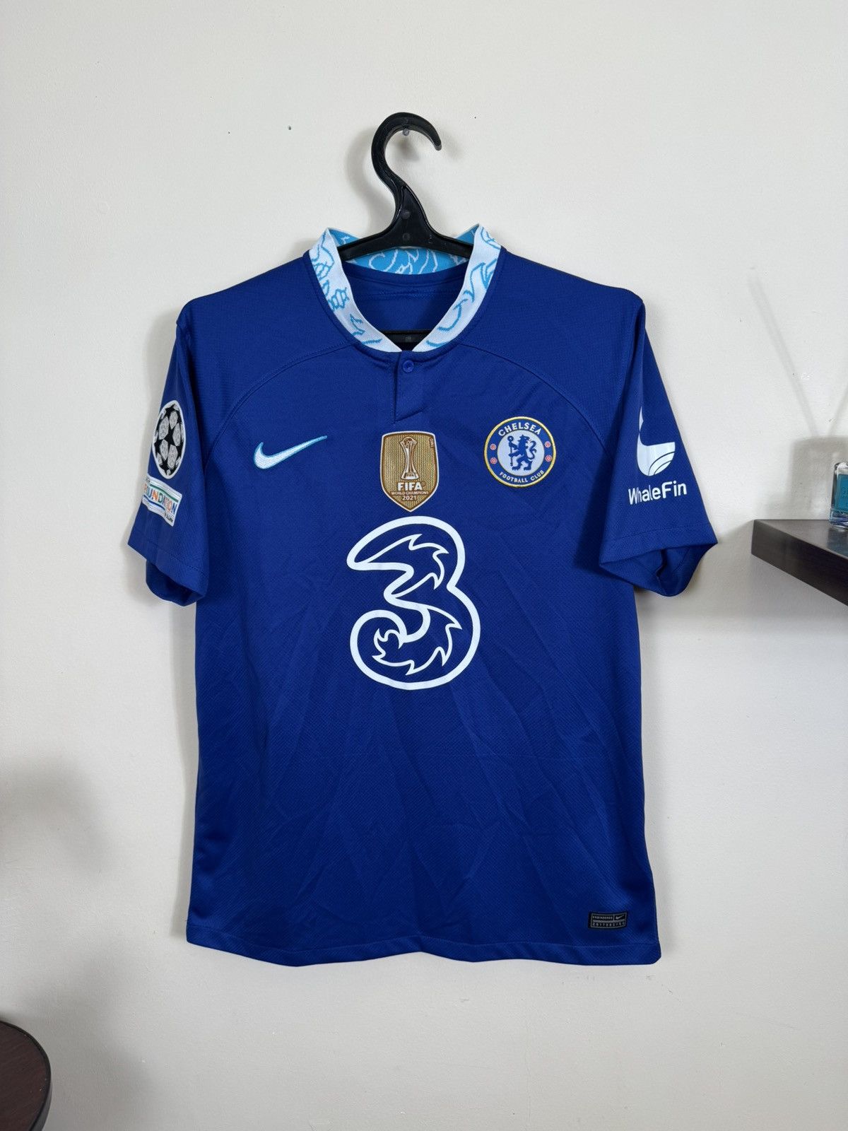 Nike Nike Chelsea Jersey 2022-23 Home L Mens Fifa World Champions Size US L / EU 52-54 / 3 - 3 Thumbnail