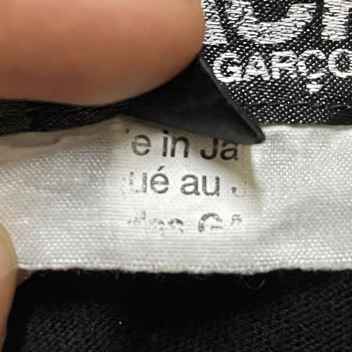 Comme des Garcons Black Very Rare Comme Des Garcons Black Wording T-shirt 2017s Size US S / EU 44-46 / 1 - 10 Thumbnail