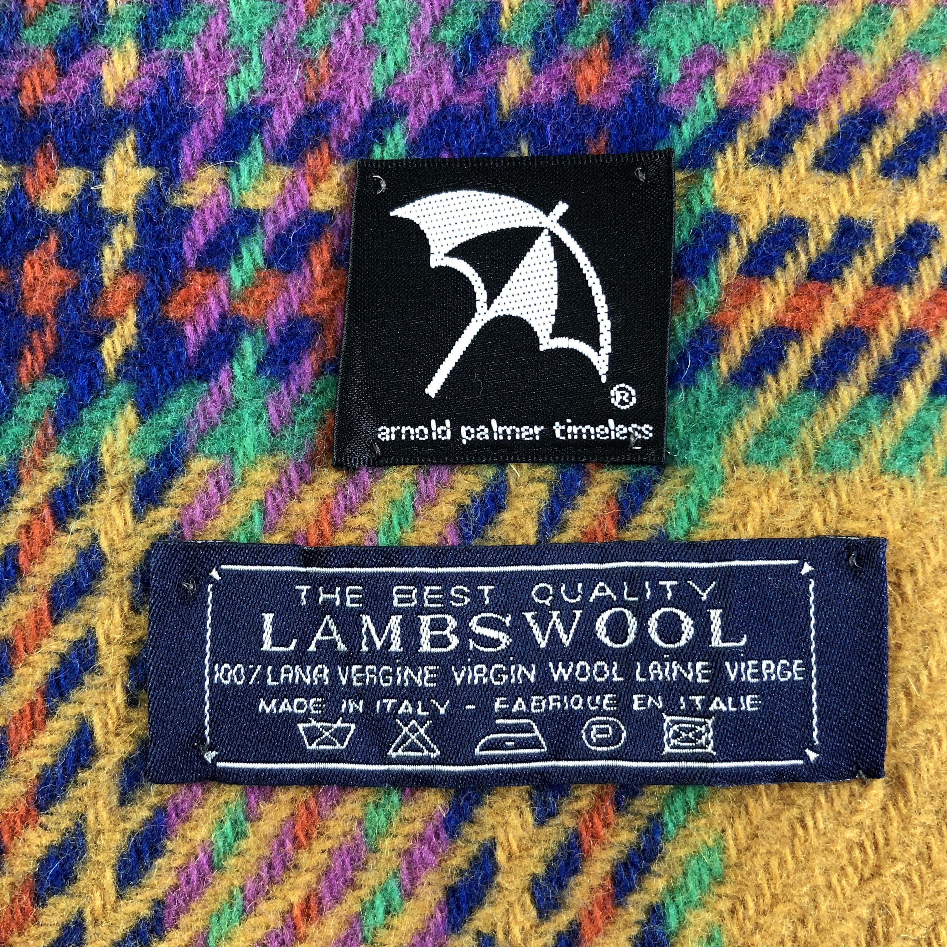 Vintage Arnold Parmer Scarf / Muffler / Neckwear P653 Size ONE SIZE - 2 Thumbnail