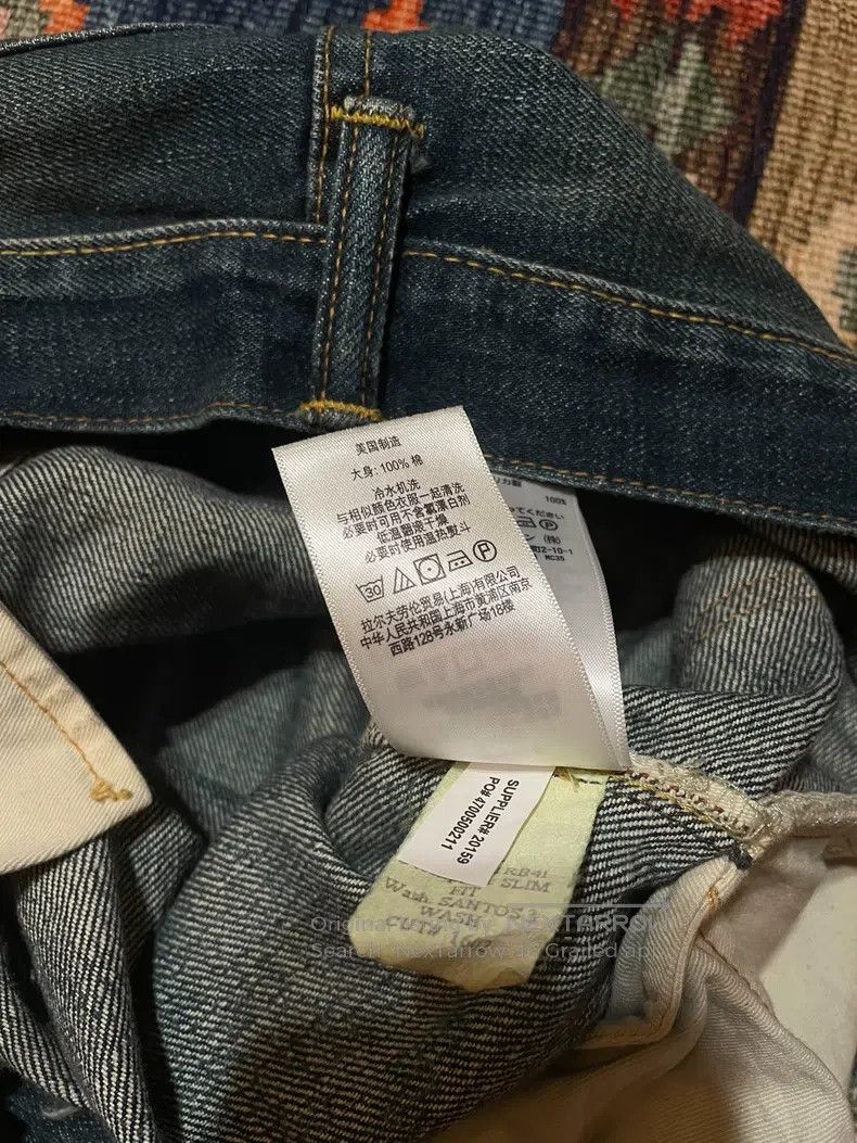 RRL Ralph Lauren RRL Ralph Lauren American made yellow mud washed denim jea Size US 32 / EU 48 - 9 Thumbnail