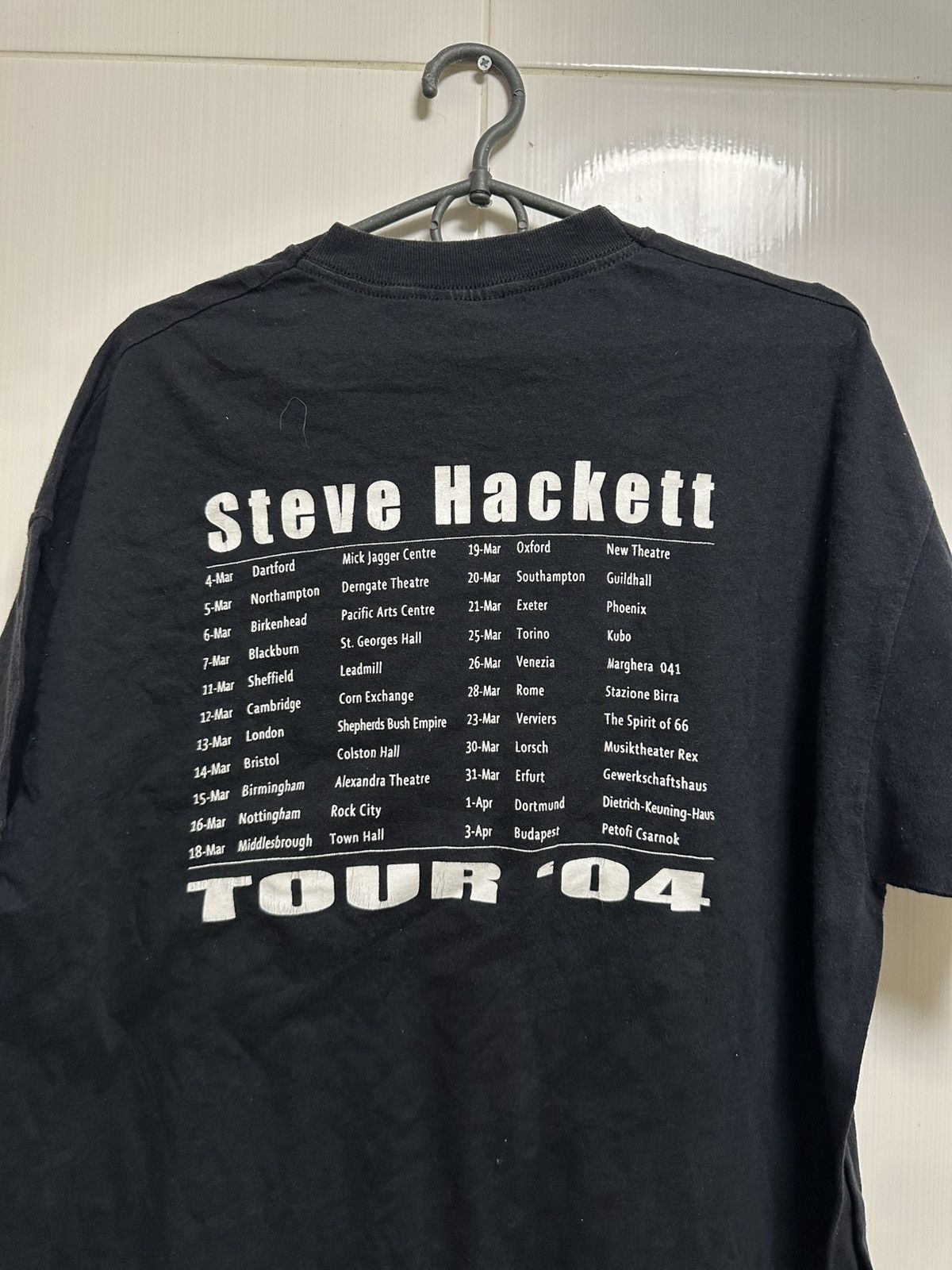 Other Vintage steve hackett tour 2004 shirt size XL Size US XL / EU 56 / 4 - 6 Thumbnail