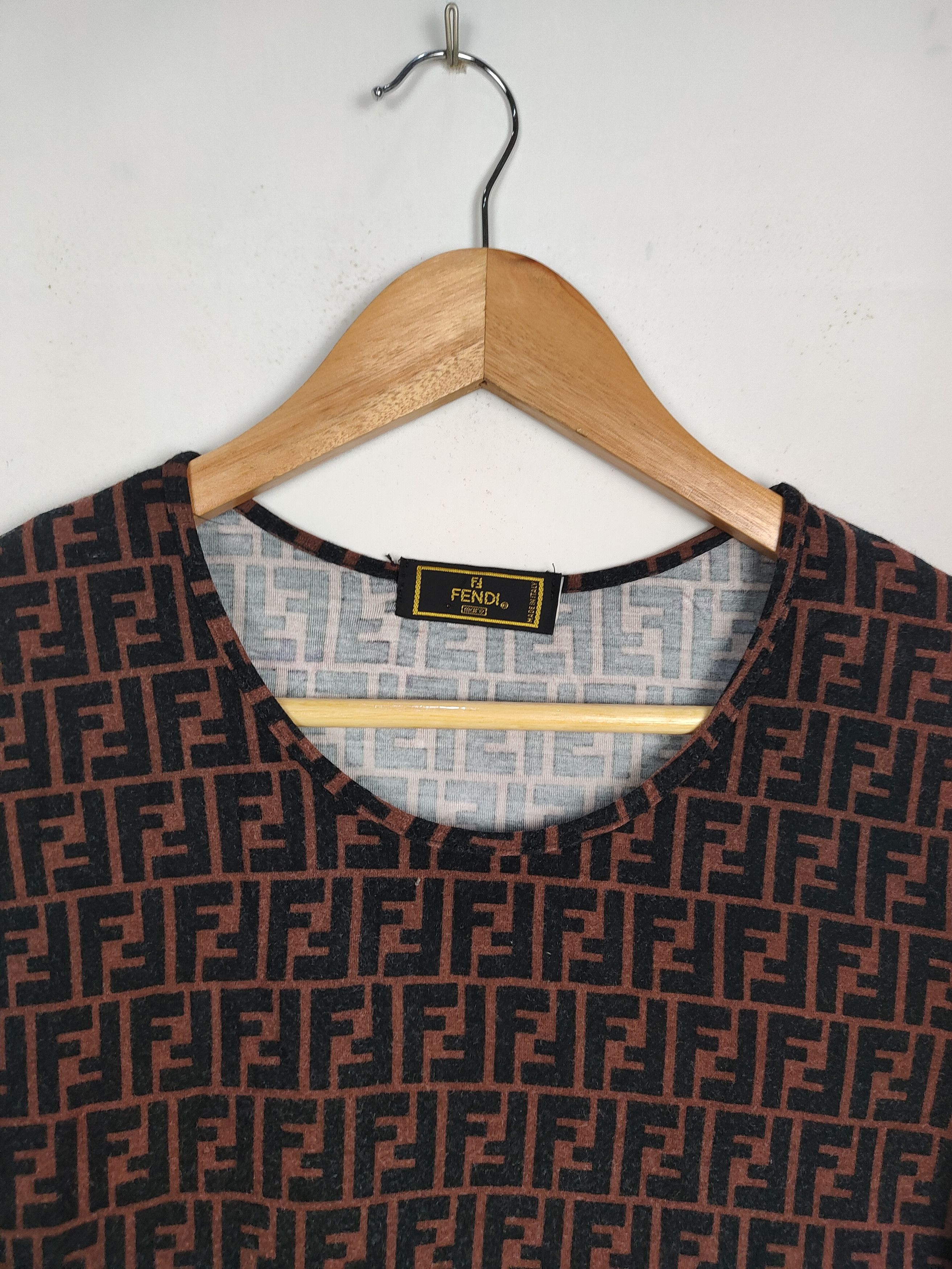 Designer × Fendi Fendi Monogram Shirt Size S / US 4 / IT 40 - 2 Thumbnail