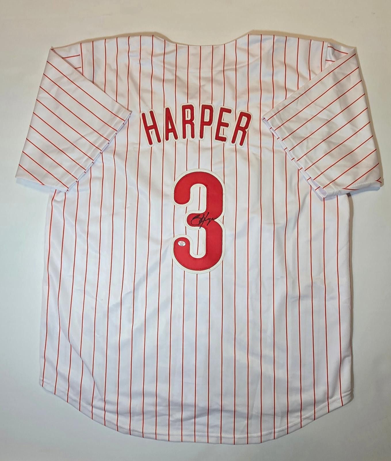 Other Bryce Harper Phillies signed baseball jersey COA XL Size ONE SIZE - 1 Thumbnail