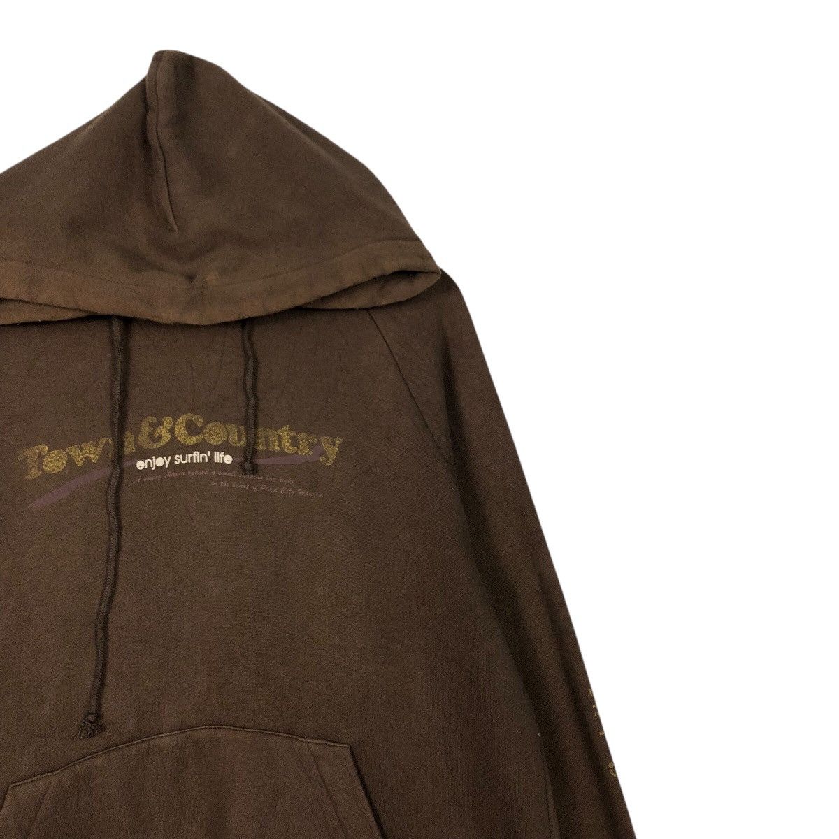 Japanese Brand × Vintage 📌Vintage Hoodie Pull Over Town & Craft Hawaii Surf Big Logo Size US M / EU 48-50 / 2 - 7 Thumbnail