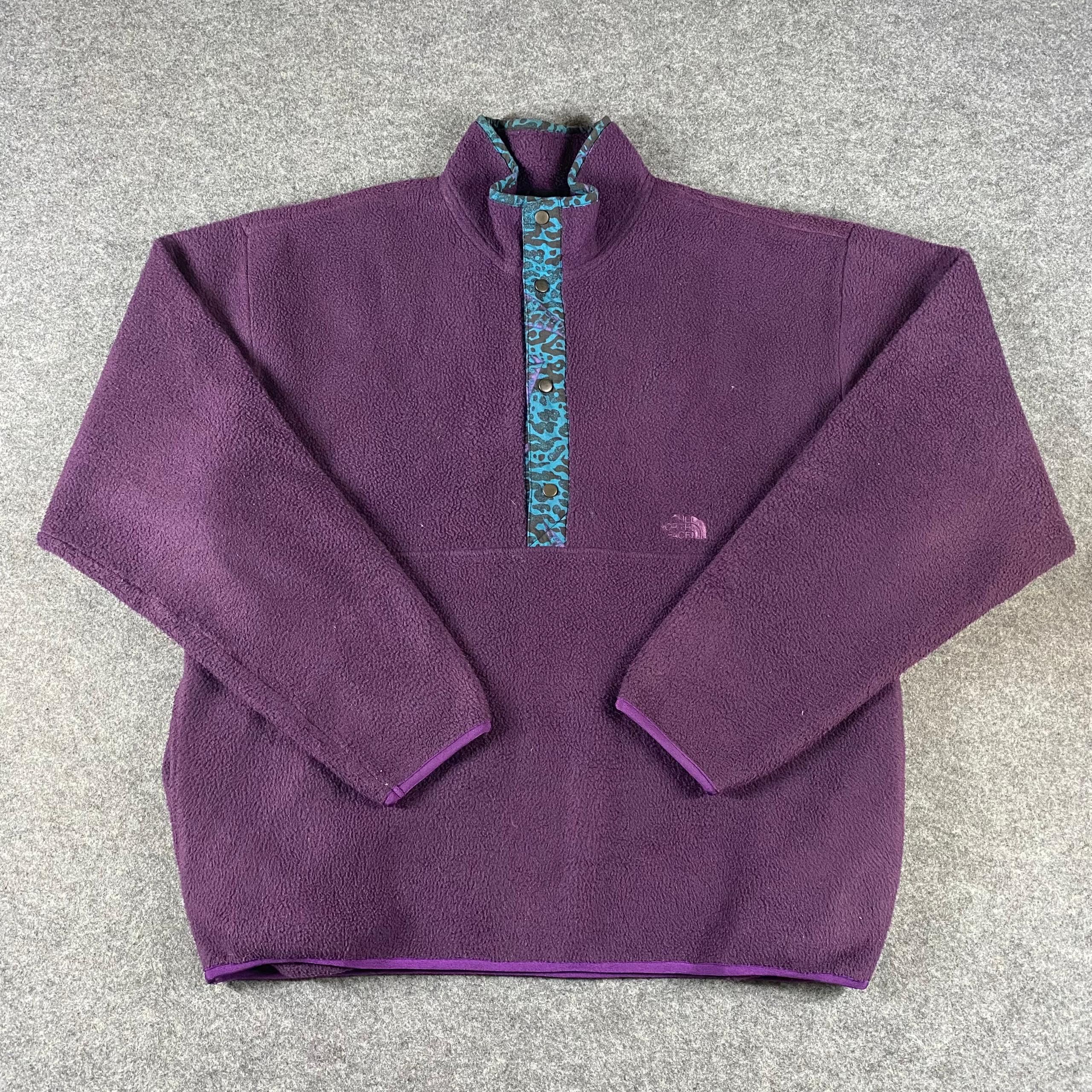 The North Face Vintage The North Face Half Zipper Fleece Sweatshirt ce Size US L / EU 52-54 / 3 - 3 Thumbnail