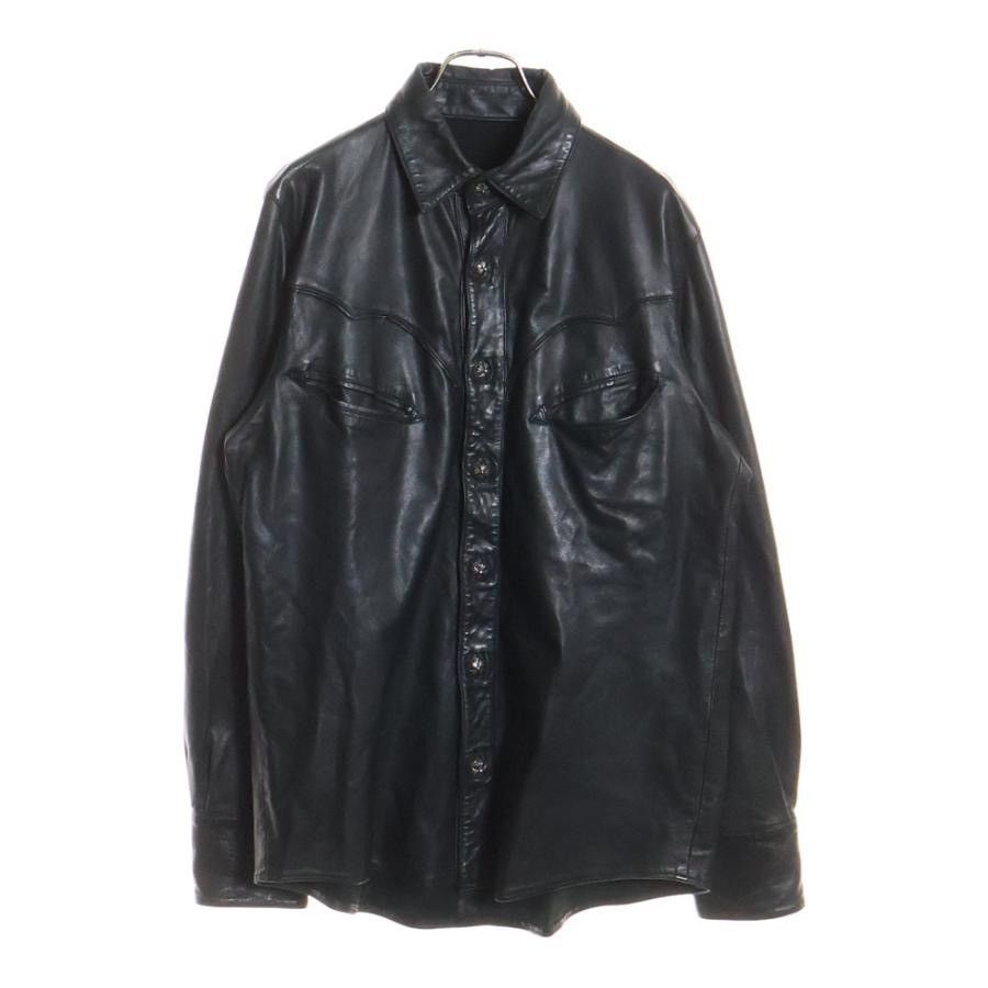 Chrome Hearts Chrome Hearts cross ball button Fleur Leather Shirts Jacket Size US S / EU 44-46 / 1 - 1 Thumbnail