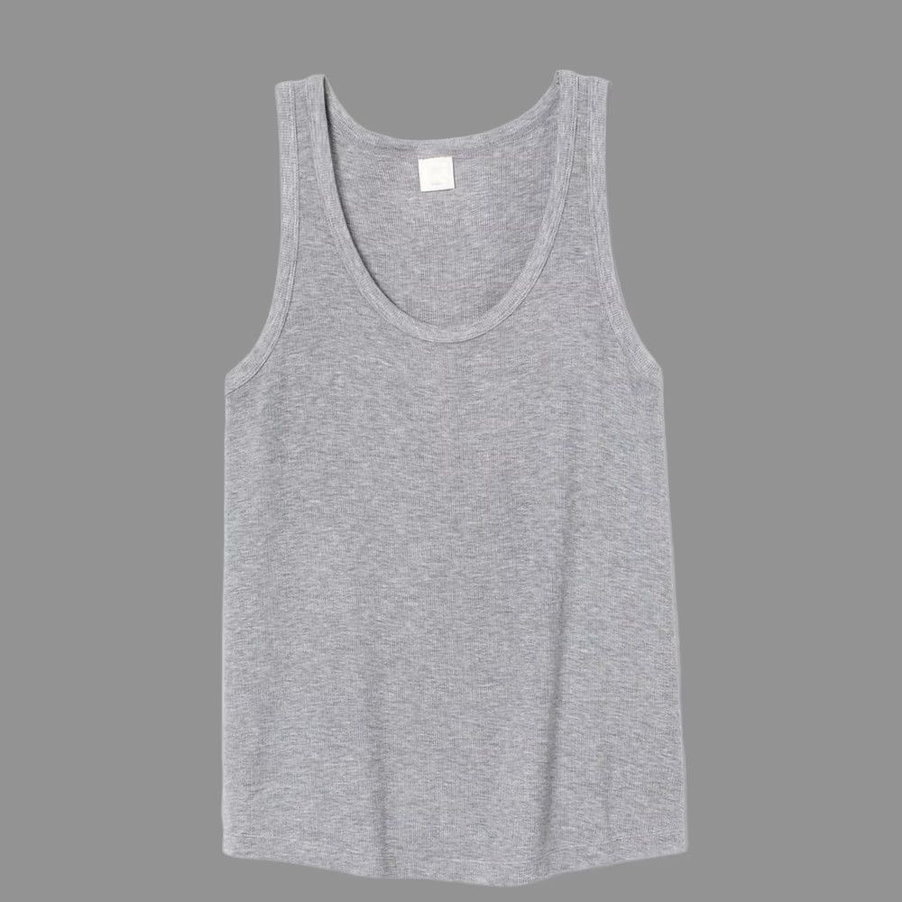 H&M H&M Basic Ribbed Vest Top XS Grey Women Tank Light Grey Vest Top XS Ladies Tank H&M Ribbed Tank Top Women XS Grey Size XS / US 0-2 / IT 36-38 - 1 Thumbnail
