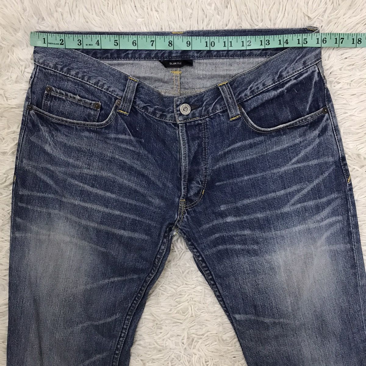 Japanese Brand Azul Denim Collection Hoover Progresive Denim Slimfit Jeans Size US 31 - 15 Thumbnail
