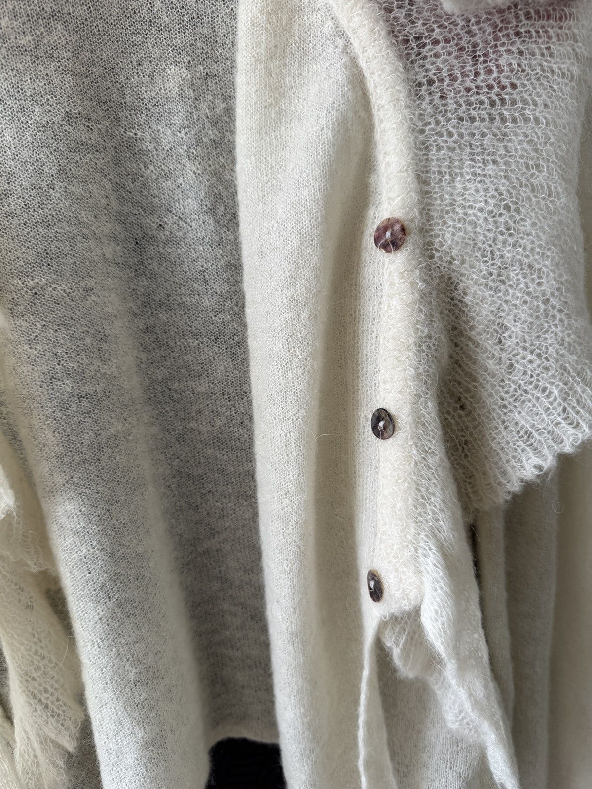 Sarah Pacini Sarah Pacini baby alpaca wool nylon lightweight cardigan swt Size ONE SIZE - 11 Thumbnail