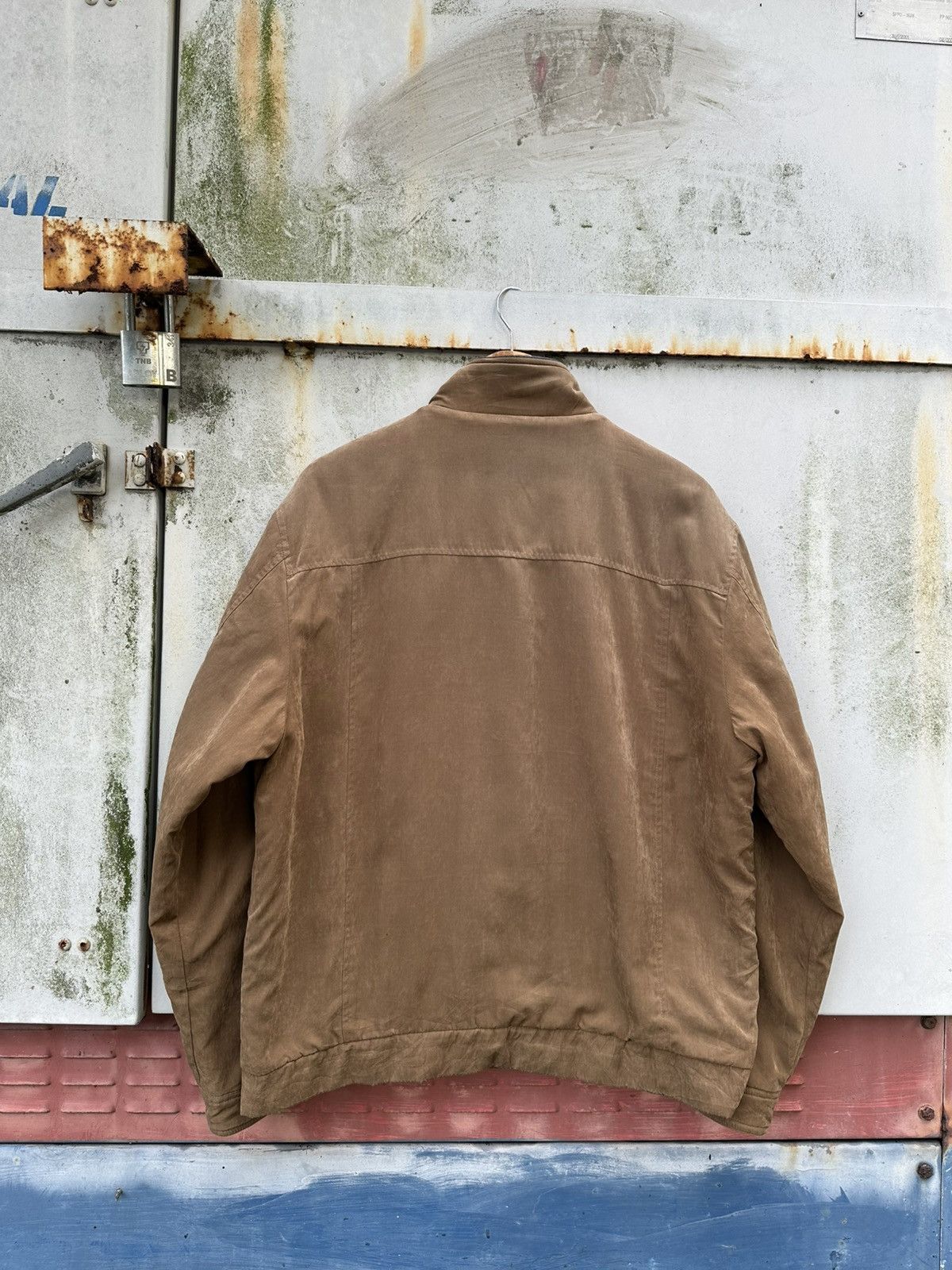 Vintage 👹Vintage Claudio Valentino Brown Detroit Jacket Size US L / EU 52-54 / 3 - 10 Thumbnail