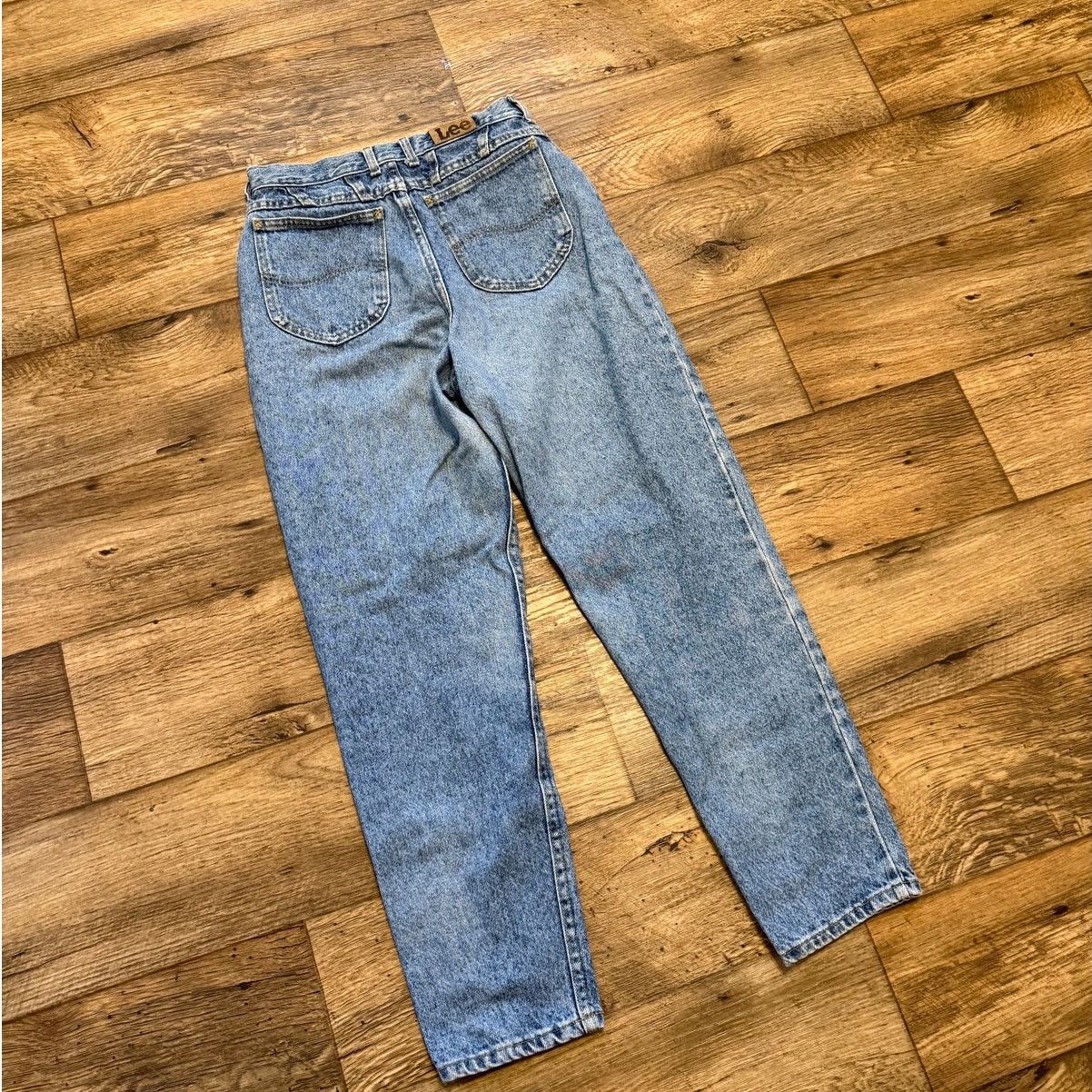 Lee Vintage Lee High Waisted Acid Washed Jeans Size 28" / US 6 / IT 42 - 1 Thumbnail