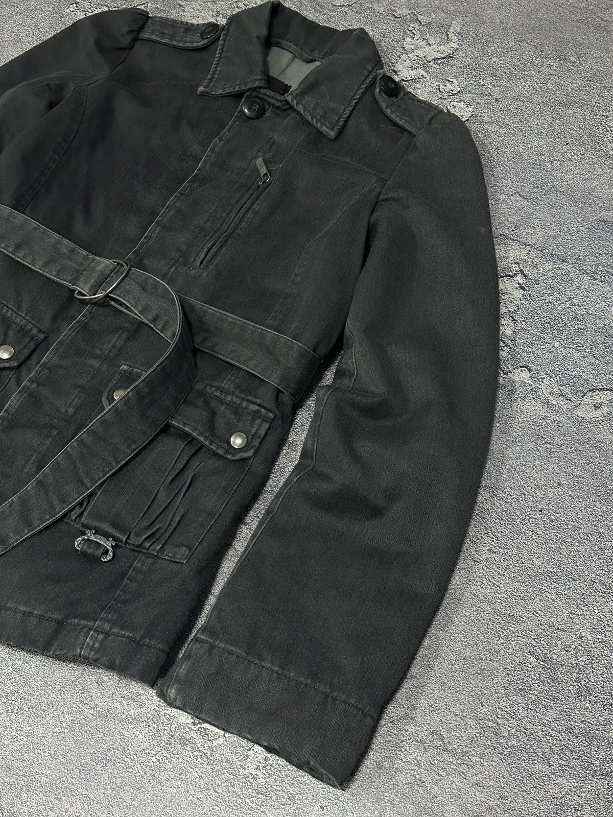 Diesel Vintage 90’s Diesel Stone Wash Military Archive Jacket M Size M / US 6-8 / IT 42-44 - 6 Thumbnail