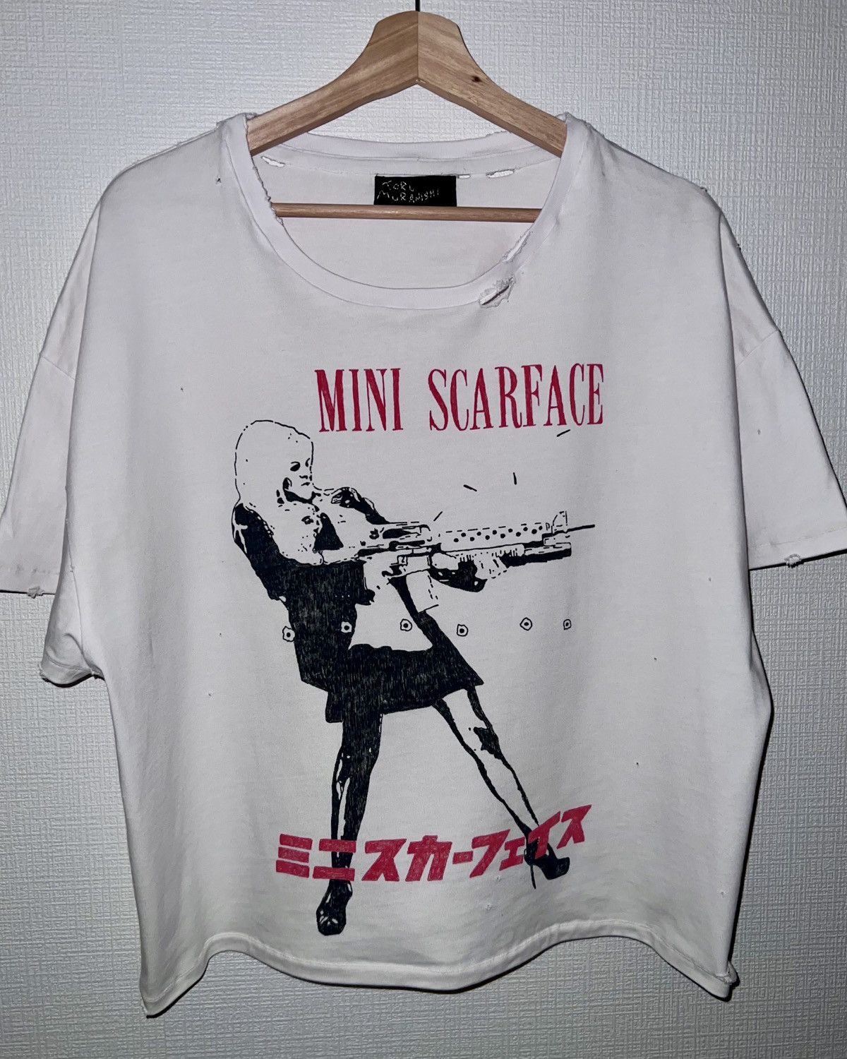Vintage MINI SCARFACE 1 of 1 Hand Painted Distressed Graphic T-Shirt Size US M / EU 48-50 / 2 - 1 Thumbnail