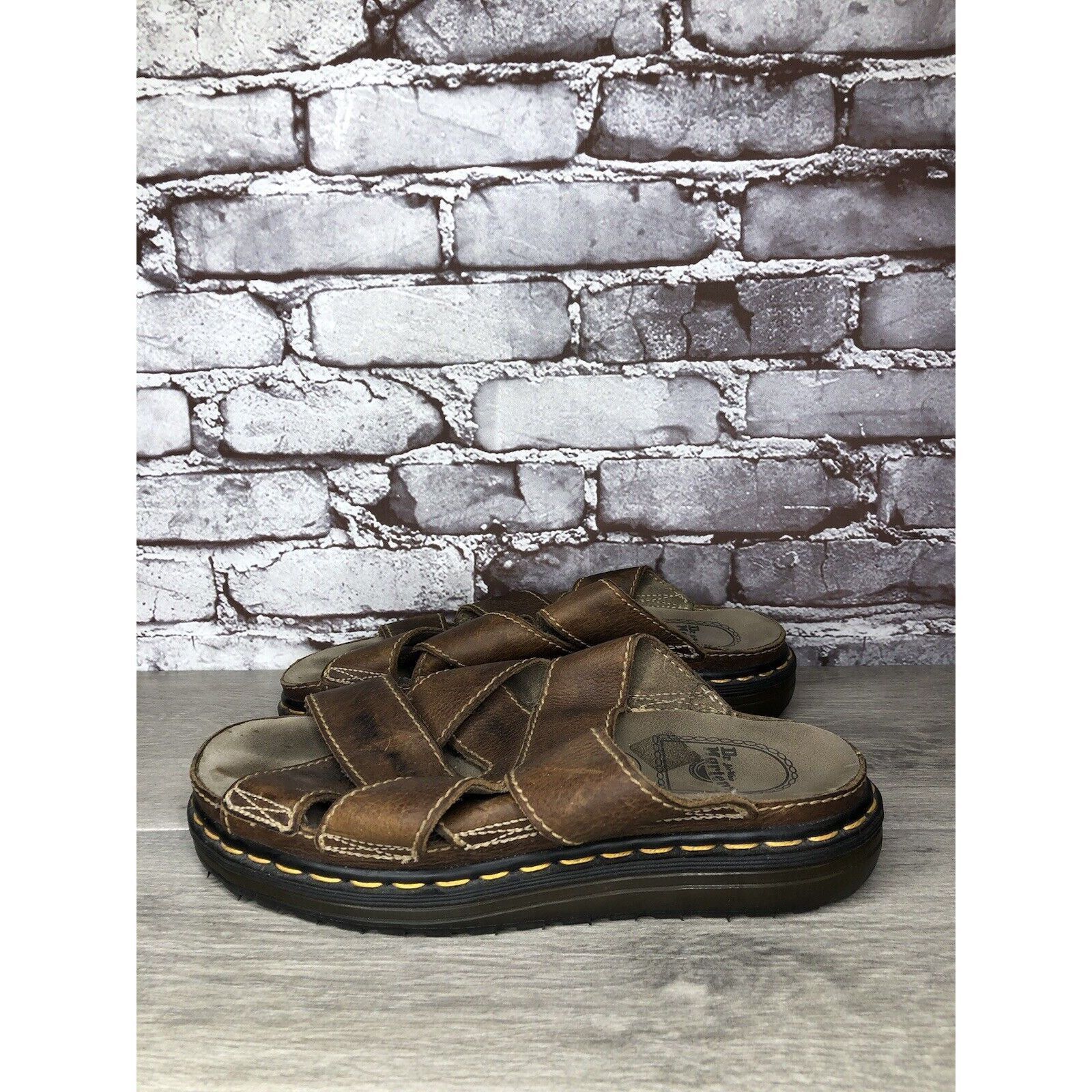 Dr. Martens Vintage 90s DR. DOC MARTENS Brown Leather Fisherman Platform Size US 10 / EU 43 - 7 Thumbnail
