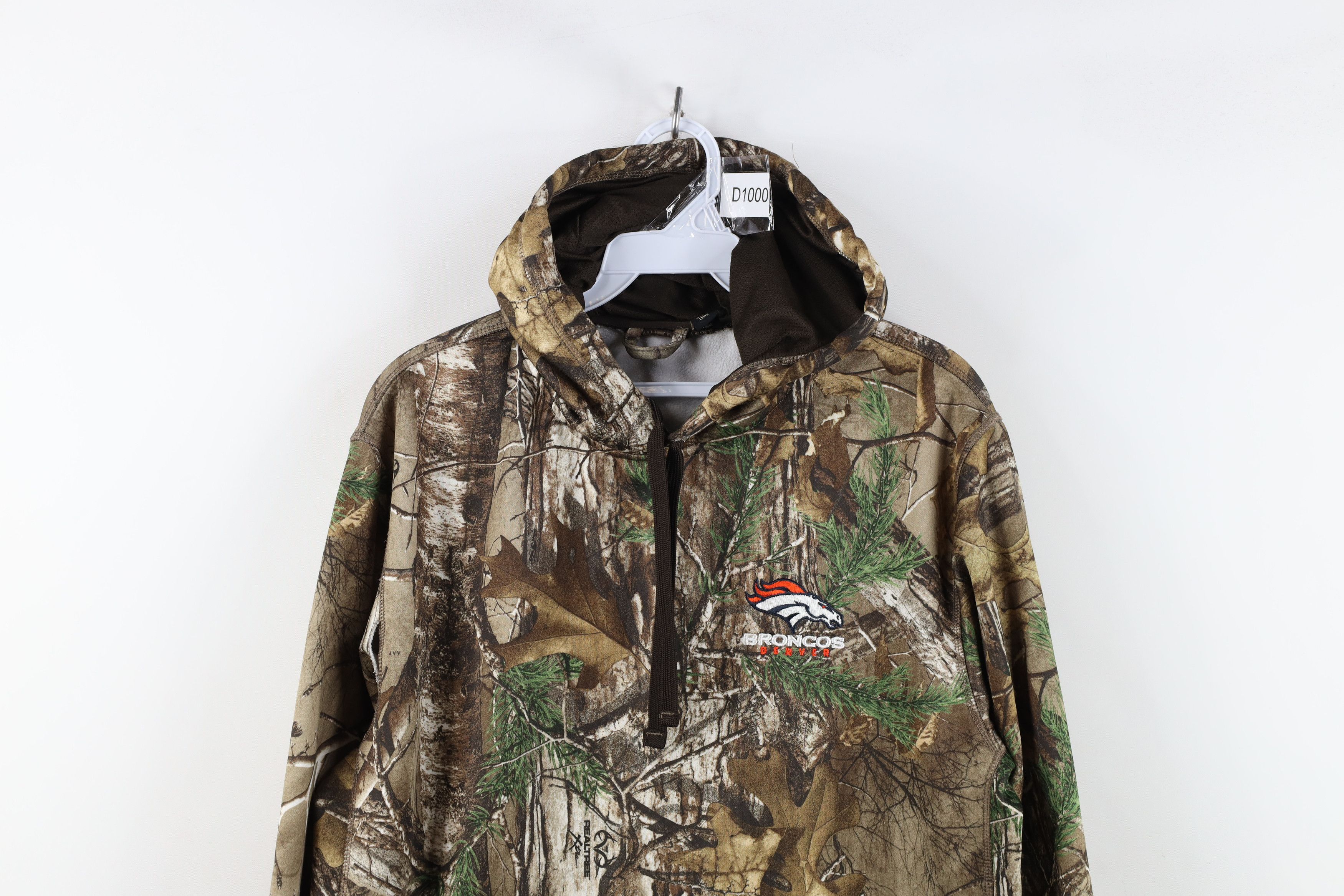 Vintage Vintage Camouflage Denver Broncos Football Hoodie Sweatshirt Size US M / EU 48-50 / 2 - 2 Thumbnail
