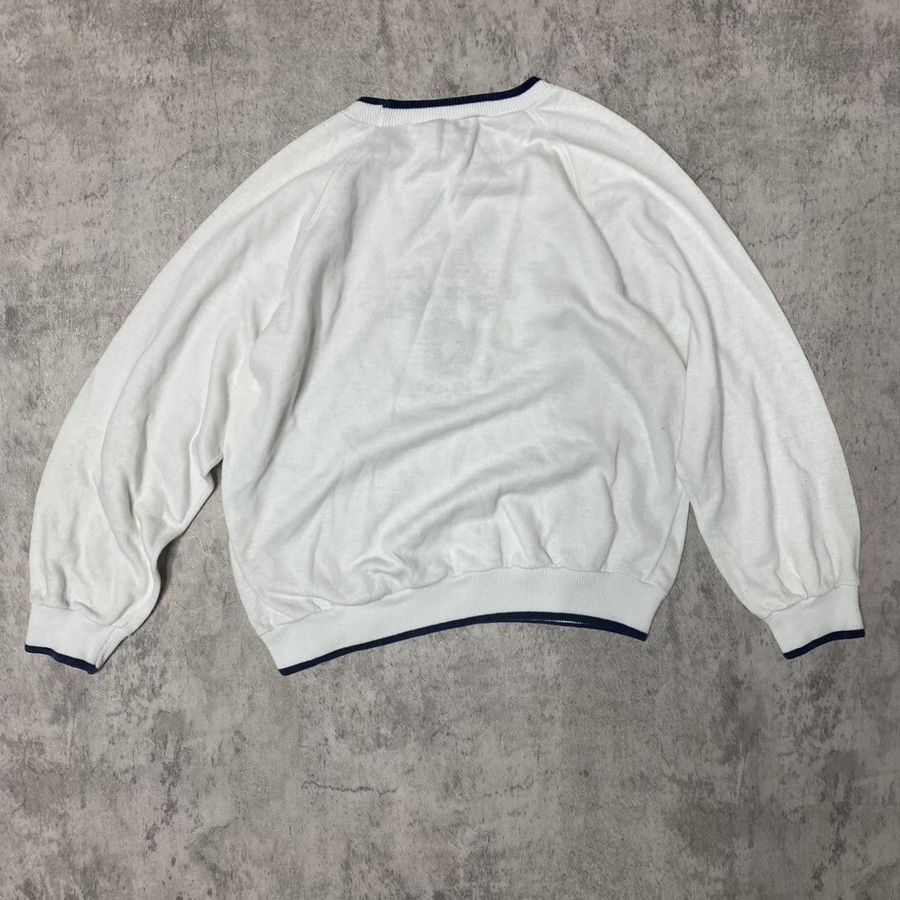 Other White vintage 90s embroidered crewneck sweatshirt Size US S / EU 44-46 / 1 - 4 Thumbnail