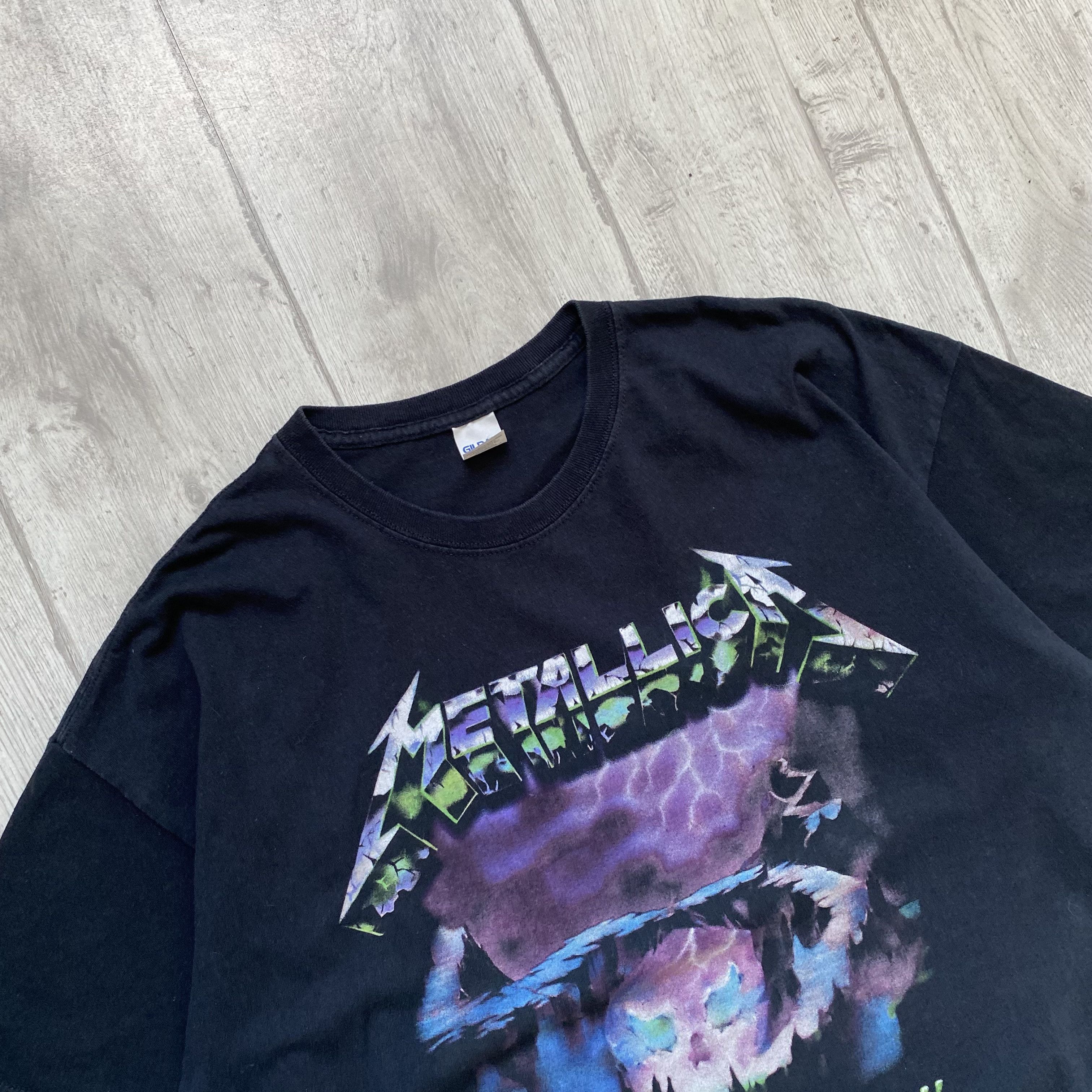 Metallica 🎸 Vintage 00s Metallica Rock band tee creping death Size US XL / EU 56 / 4 - 2 Thumbnail