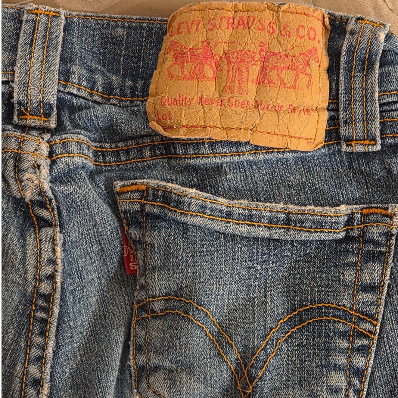 Levi's Levi's 514 Blue Jeans Women's Slouch Straight Fit Size 5M Size 27" / US 4 / IT 40 - 5 Thumbnail