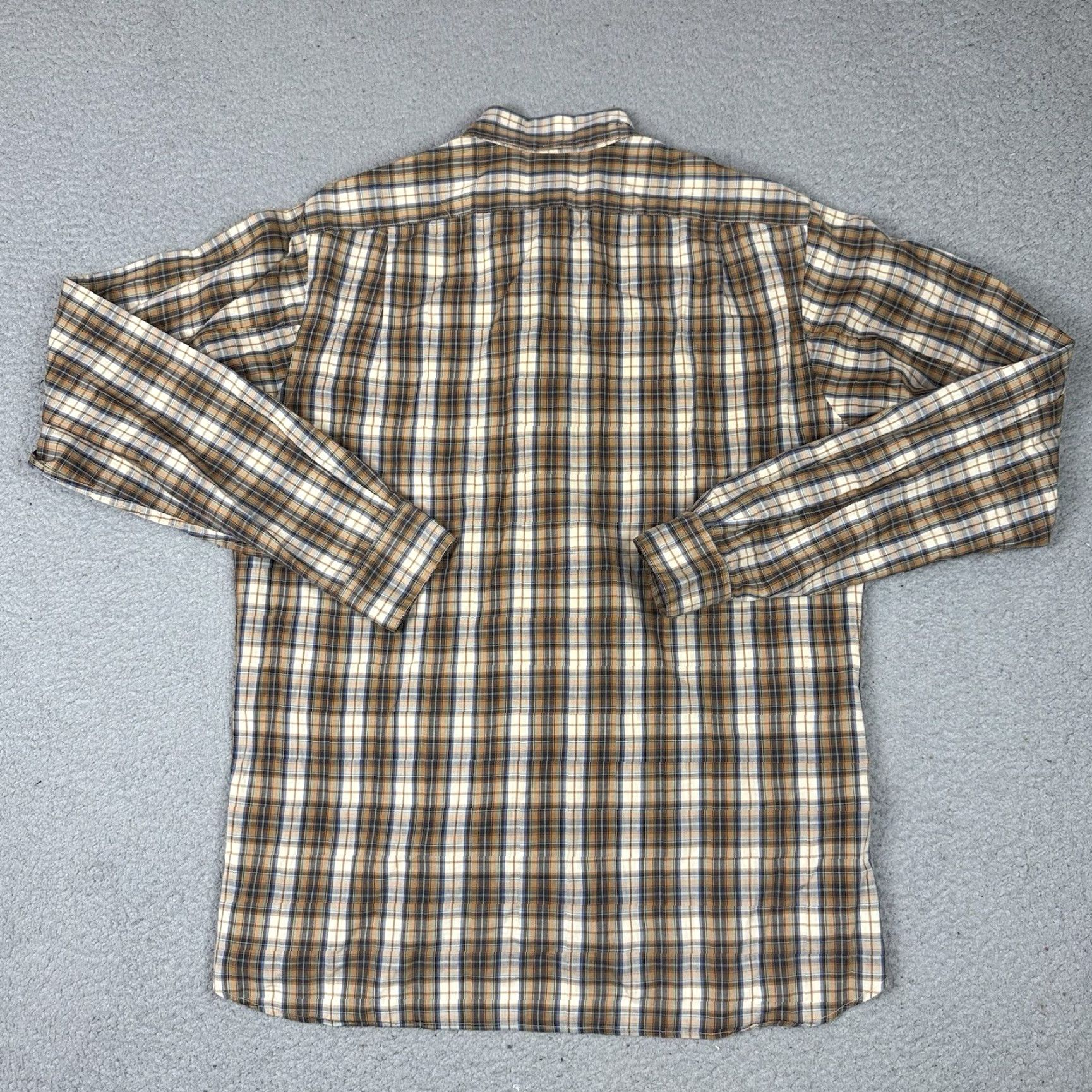 Steven Alan Steven Alan Shirt Adult M Brown Button Flannel Long Sleeve USA Casual Top M Size US M / EU 48-50 / 2 - 7 Thumbnail