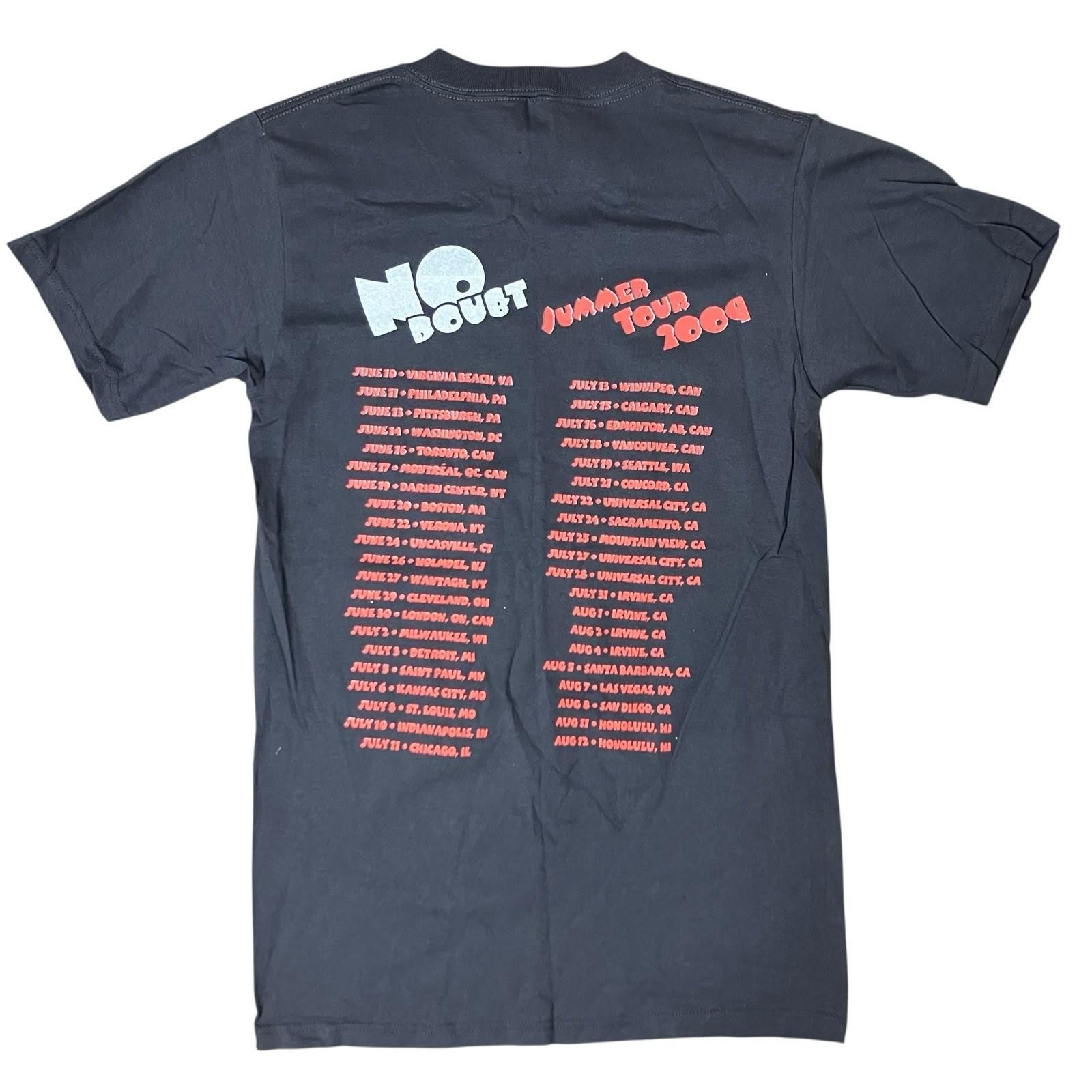 Majestic No Doubt T-Shirt Mens S Grey Tour 2009 Grunge Band Rock Y2K Size US S / EU 44-46 / 1 - 2 Thumbnail