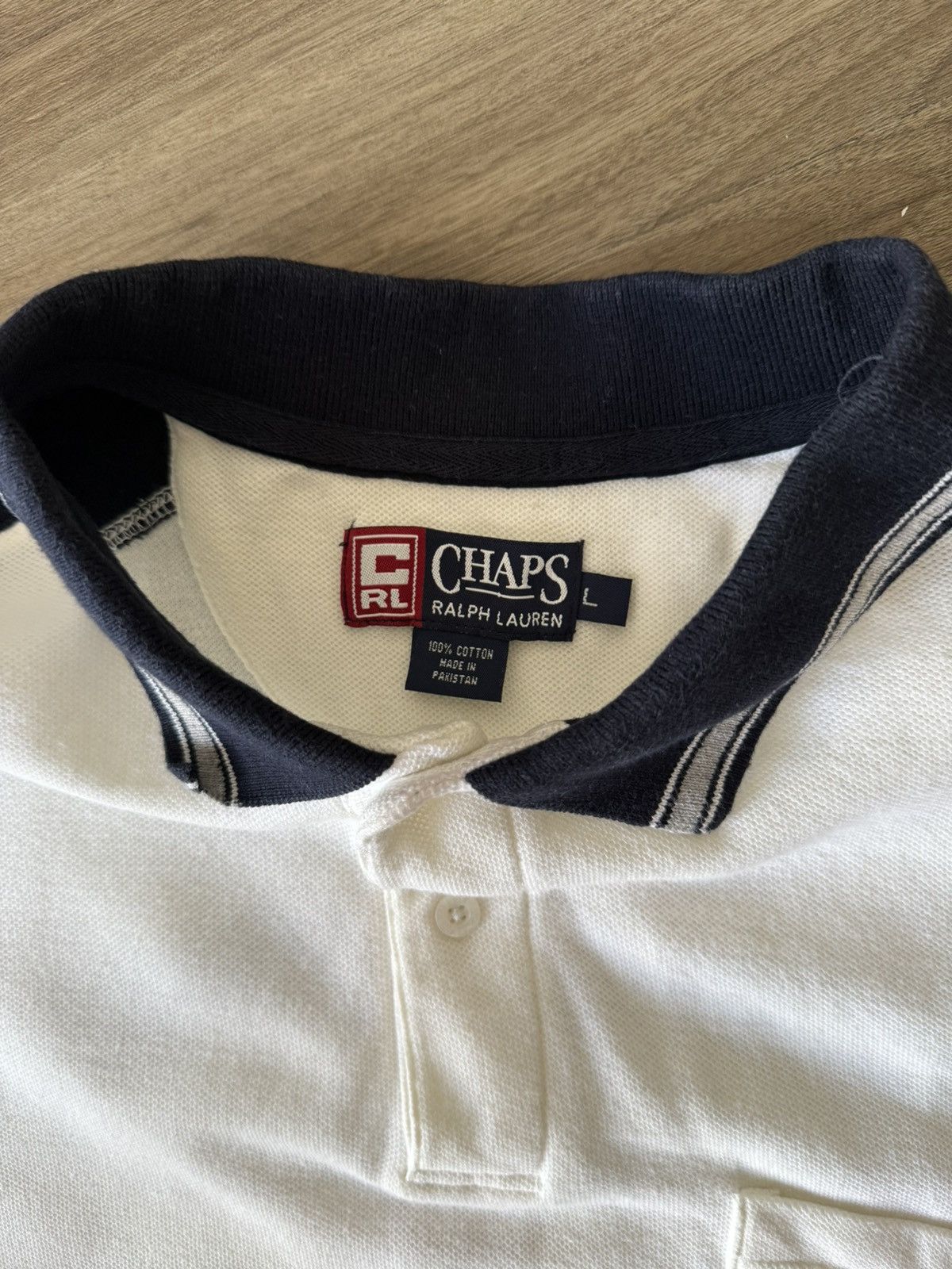 Chaps Ralph Lauren Vintage Chaps Ralph Lauren polo shirt Size US L / EU 52-54 / 3 - 3 Thumbnail