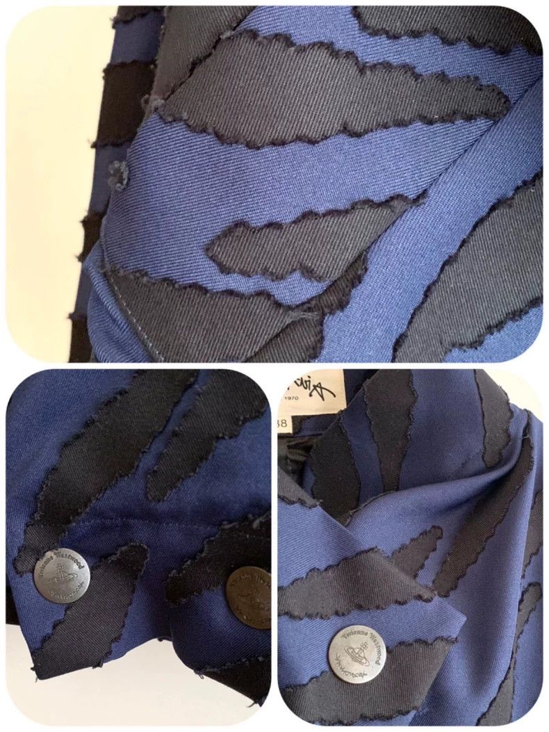 Vivienne Westwood Vivienne Westwood Zebra print embossed stand collar jacket Size XS / US 0-2 / IT 36-38 - 7 Thumbnail