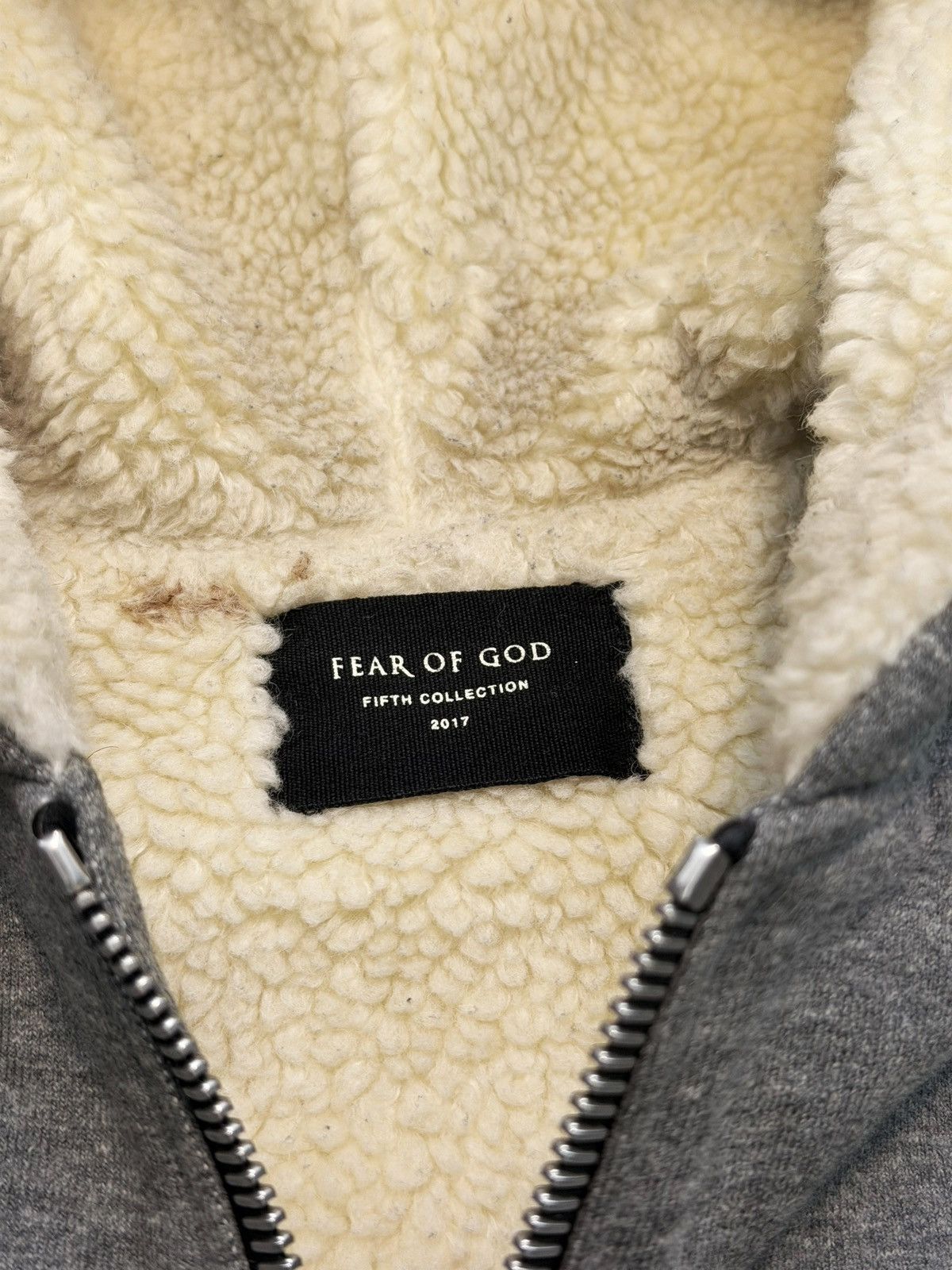 Fear of God Alpaca Wool Fleece Bomber Heavy Hoodie Size US L / EU 52-54 / 3 - 7 Thumbnail