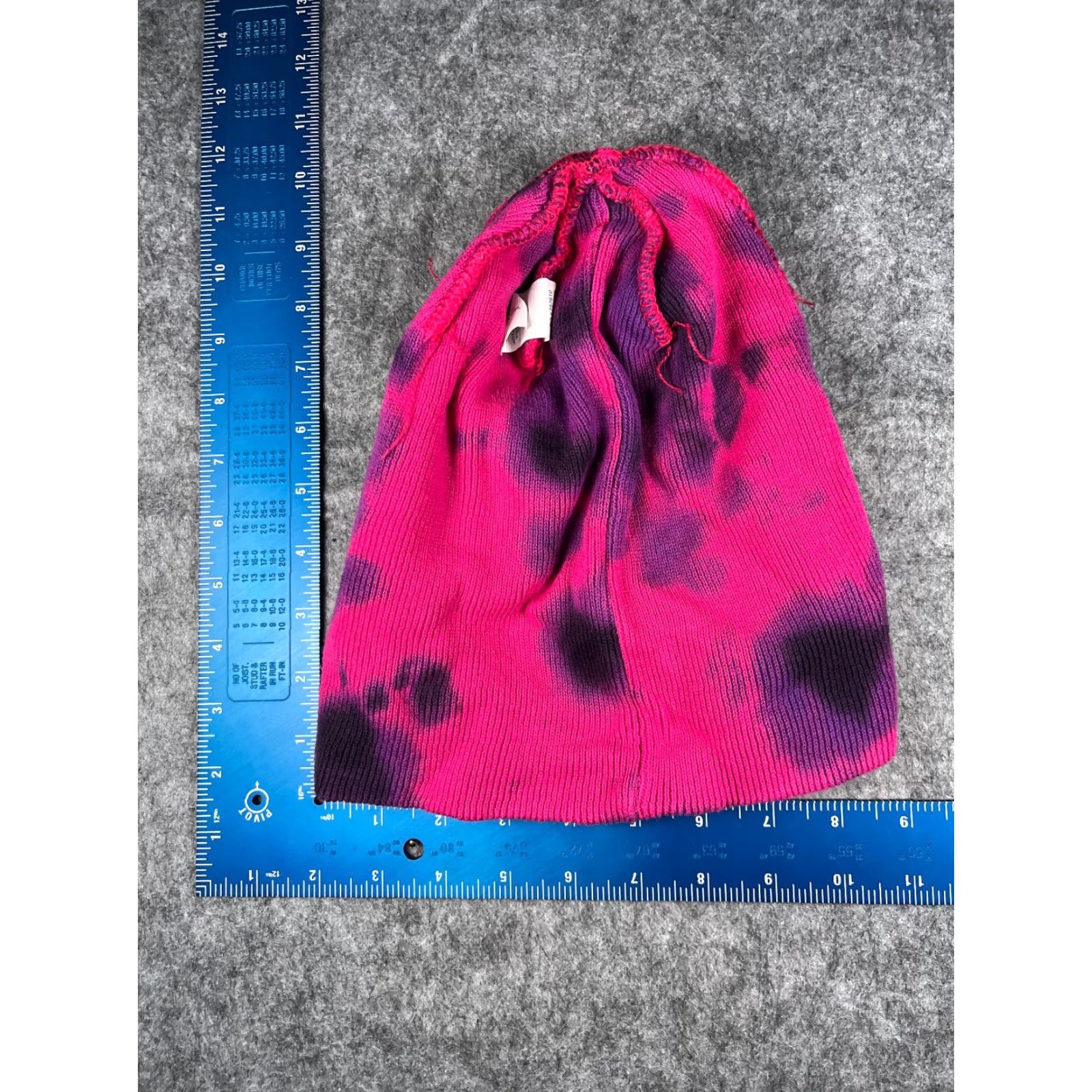 Champion Champion Headwear Beanie Adult One Size Pink Purple Tie Dye Knit Cotton Hat Mens Womens Unisex Winter Ski Cap Size ONE SIZE - 6 Thumbnail