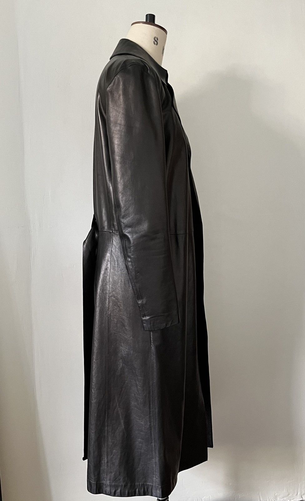 Gucci Rare Vintage Leather Trench Coat Size S / US 4 / IT 40 - 8 Thumbnail