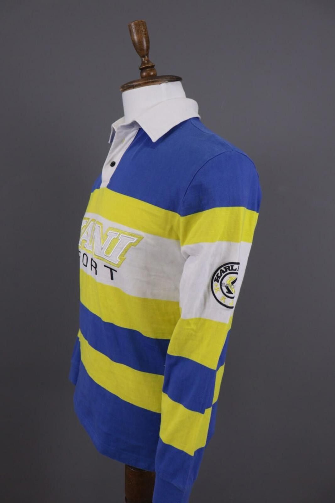 Karl Kani Karl Kani Sport Multicolor Striped Big Polo Shirt Size S Size US S / EU 44-46 / 1 - 6 Thumbnail
