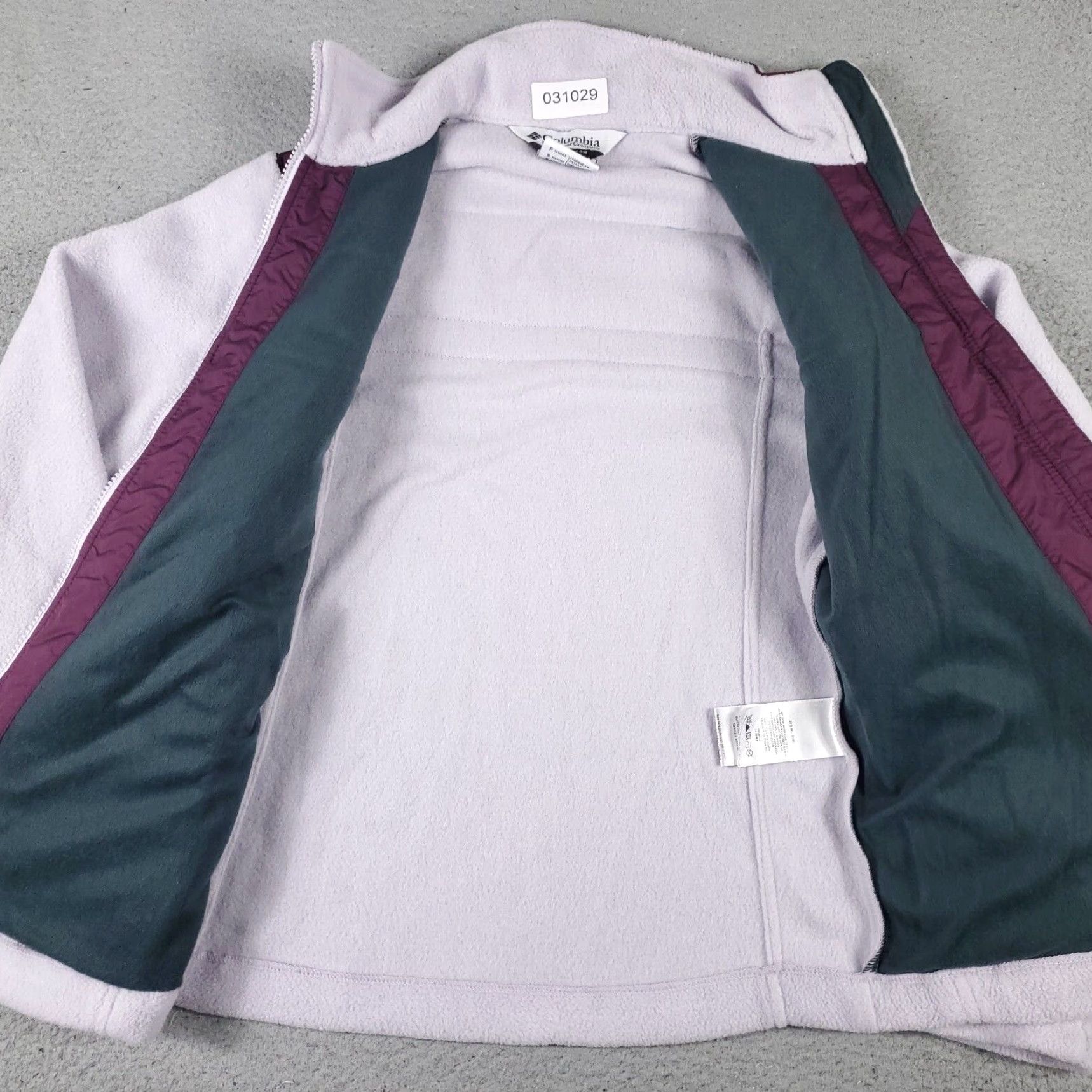 Vintage Columbia Jacket Womens Small Purple Fleece Full Zip Up Sweater Ladies Size S / US 4 / IT 40 - 6 Thumbnail