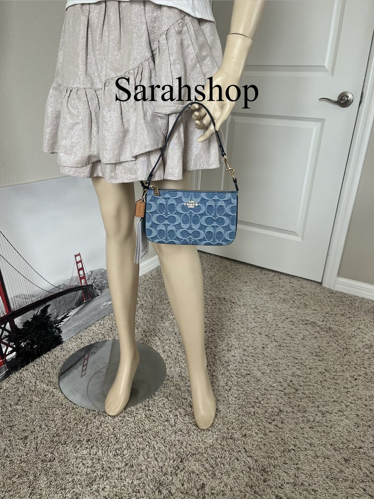 Coach Coach Nolita 19 In Signature Denim Size ONE SIZE - 9 Thumbnail